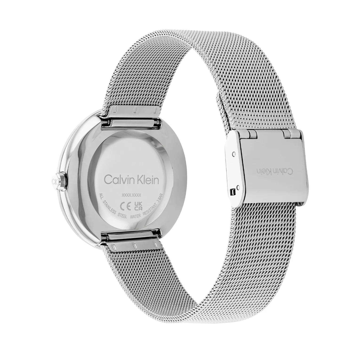 Calvin Klein Twisted Bezel Silver Women's Watch 2002-CK25200011 - Image 3