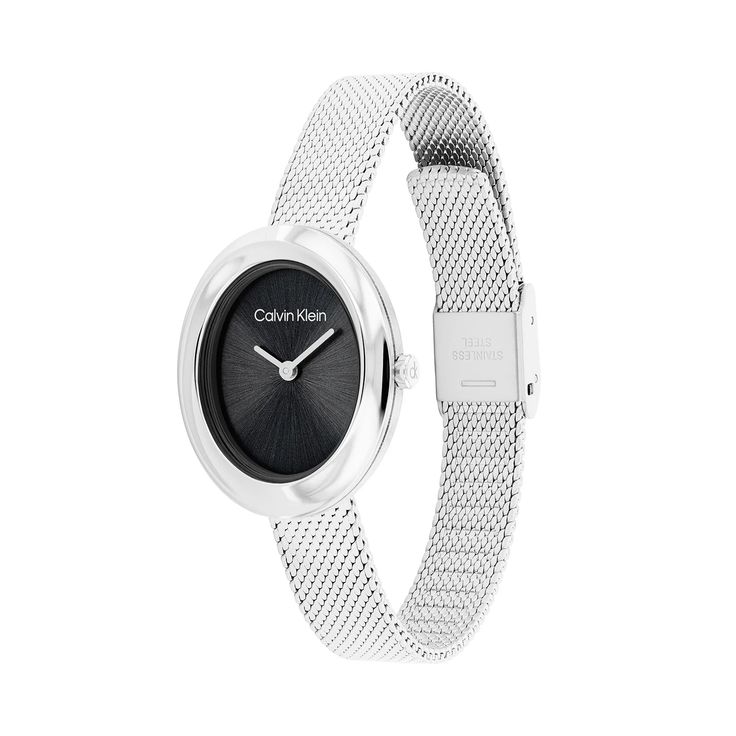 Calvin Klein Twisted Bezel Zwart Dames Horloge 2002-CK25100151 - Image 4