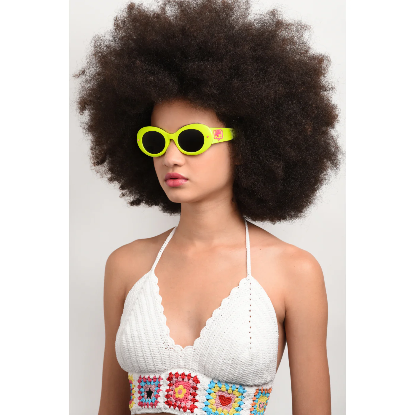 Chiara Ferragni Chiara's Fashion Yellow Sunglasses 20496140G50IR - Image 3