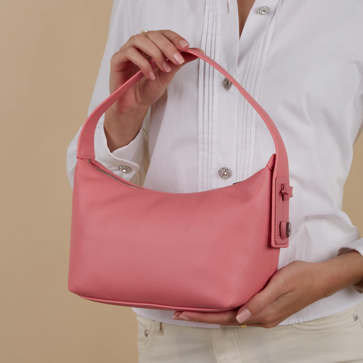 Chiara Ferragni Eye Star Pink Handbag 75SB4BE3-ZS529-428 - Image 2