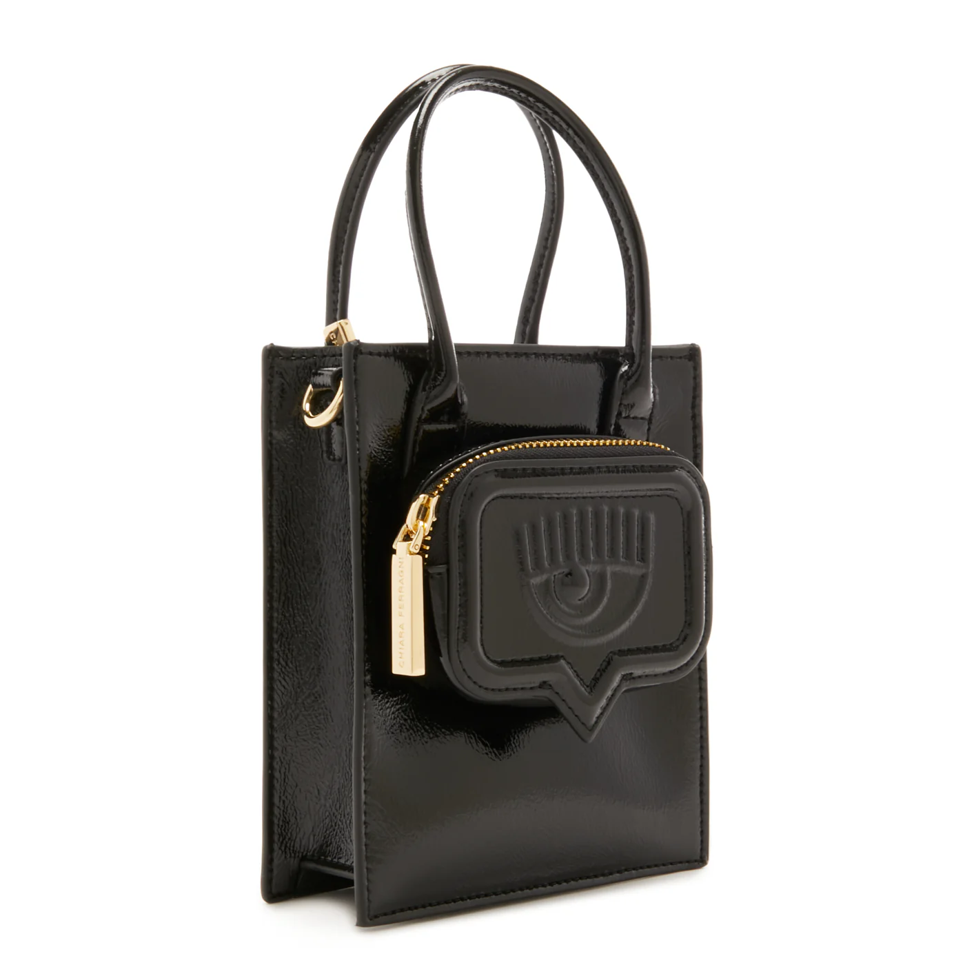 Chiara Ferragni Eyelike Black Crossbody Bag 75SB4BF2-ZS954-899 - Image 4
