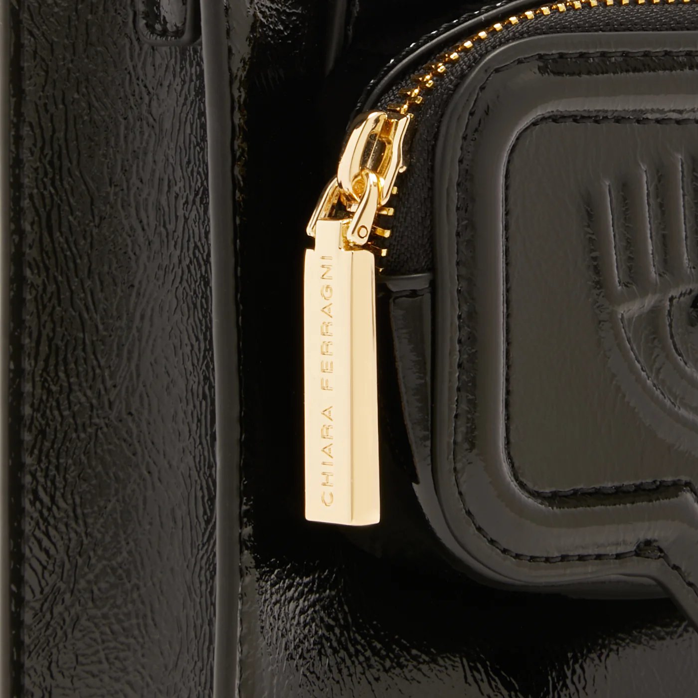 Chiara Ferragni Eyelike Black Crossbody Bag 75SB4BF2-ZS954-899 - Image 6