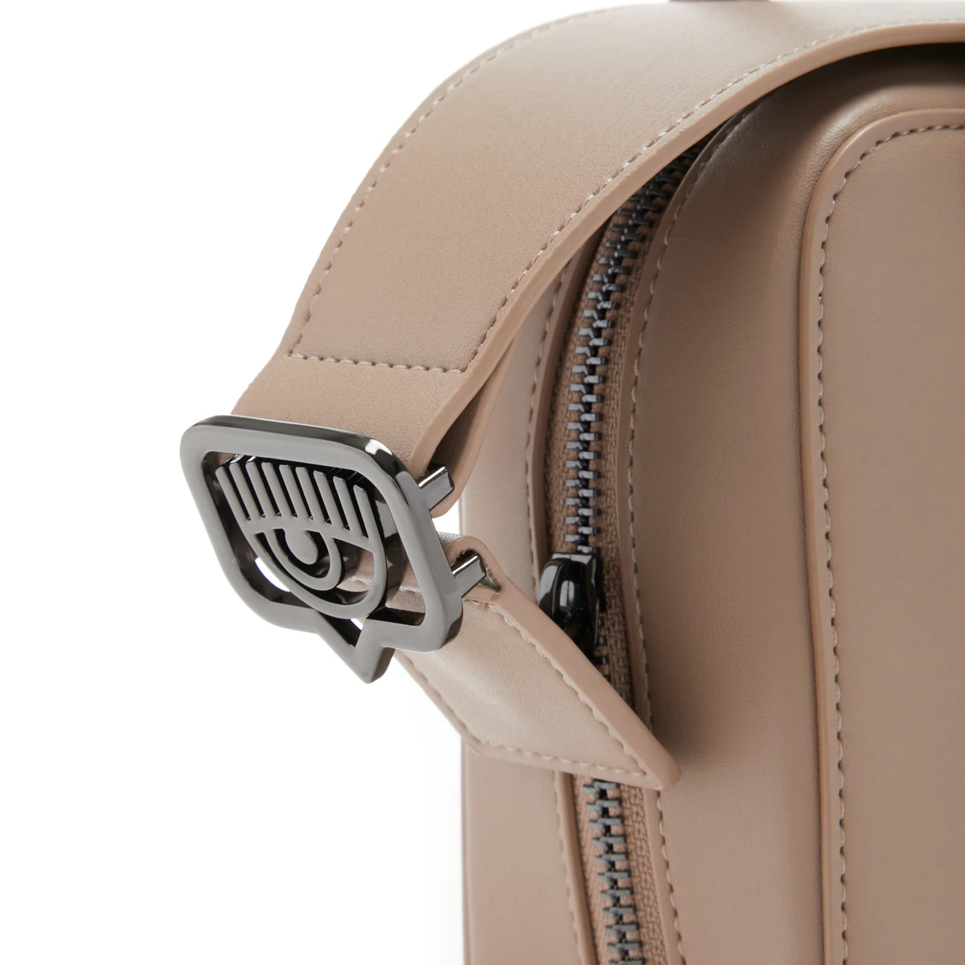 Chiara Ferragni Eyelike Brown Crossbody Bag 75SB4BBC-ZS517-706 - Image 6