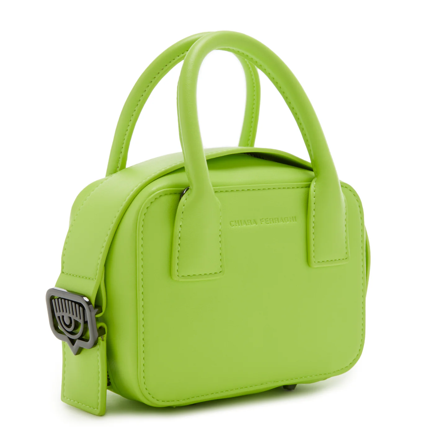 Chiara Ferragni Eyelike Green Crossbody Bag 75SB4BBD-ZS517-109 - Image 4