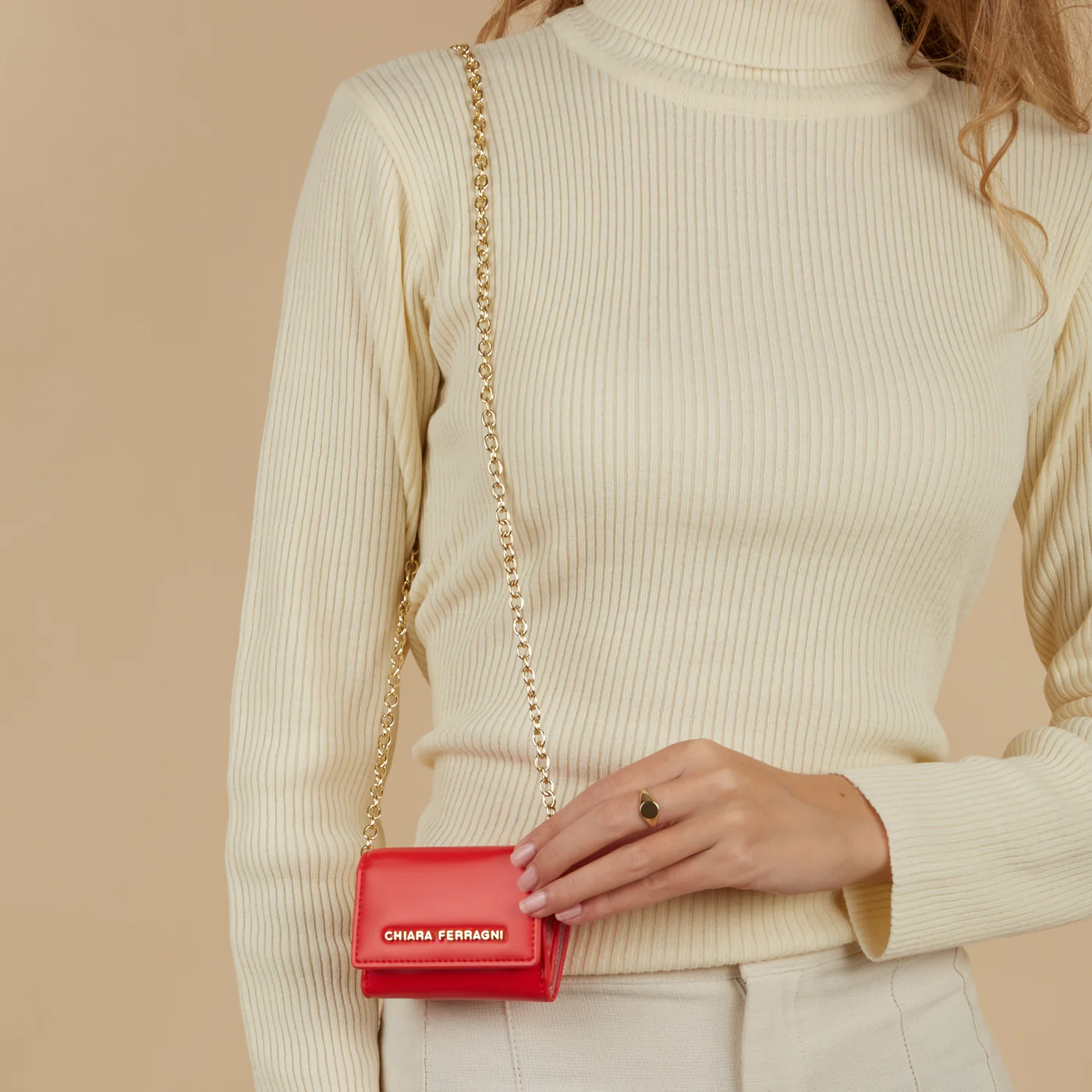 Chiara Ferragni Red Crossbody Bag 75SB4BK6-ZS959-514 - Image 2