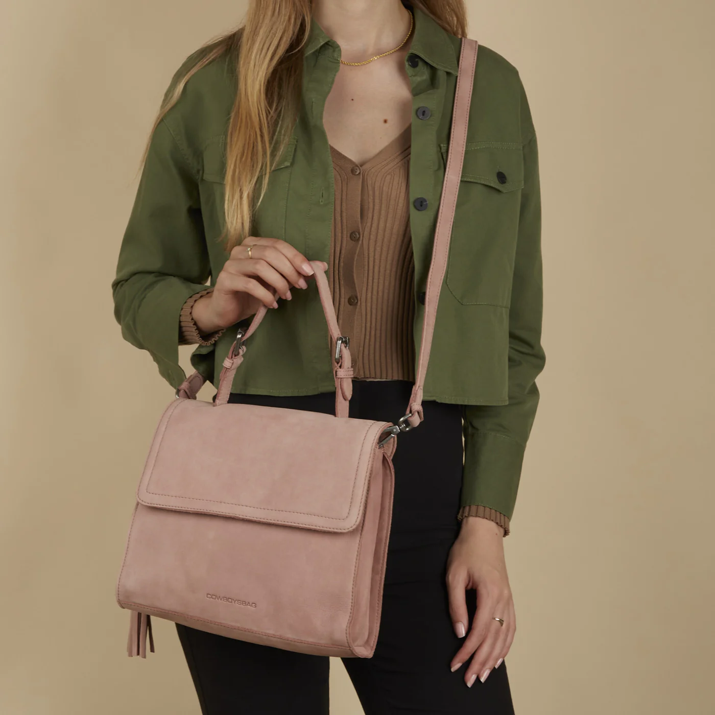 Cowboysbag Pink Handbag 3382-000635 - Image 3