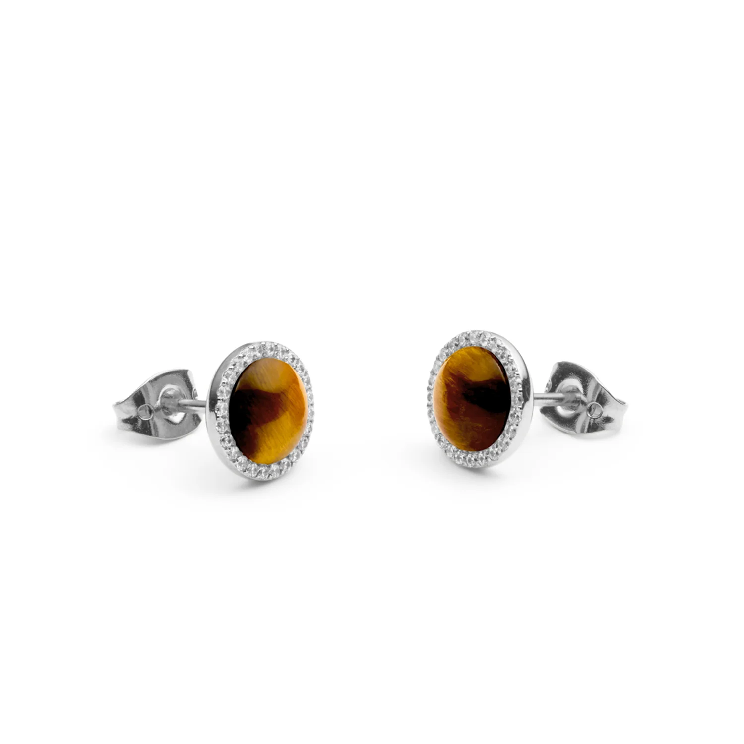 Daniel Wellington Audrey Tiger Eye Earrings DW00401421 - Image 3