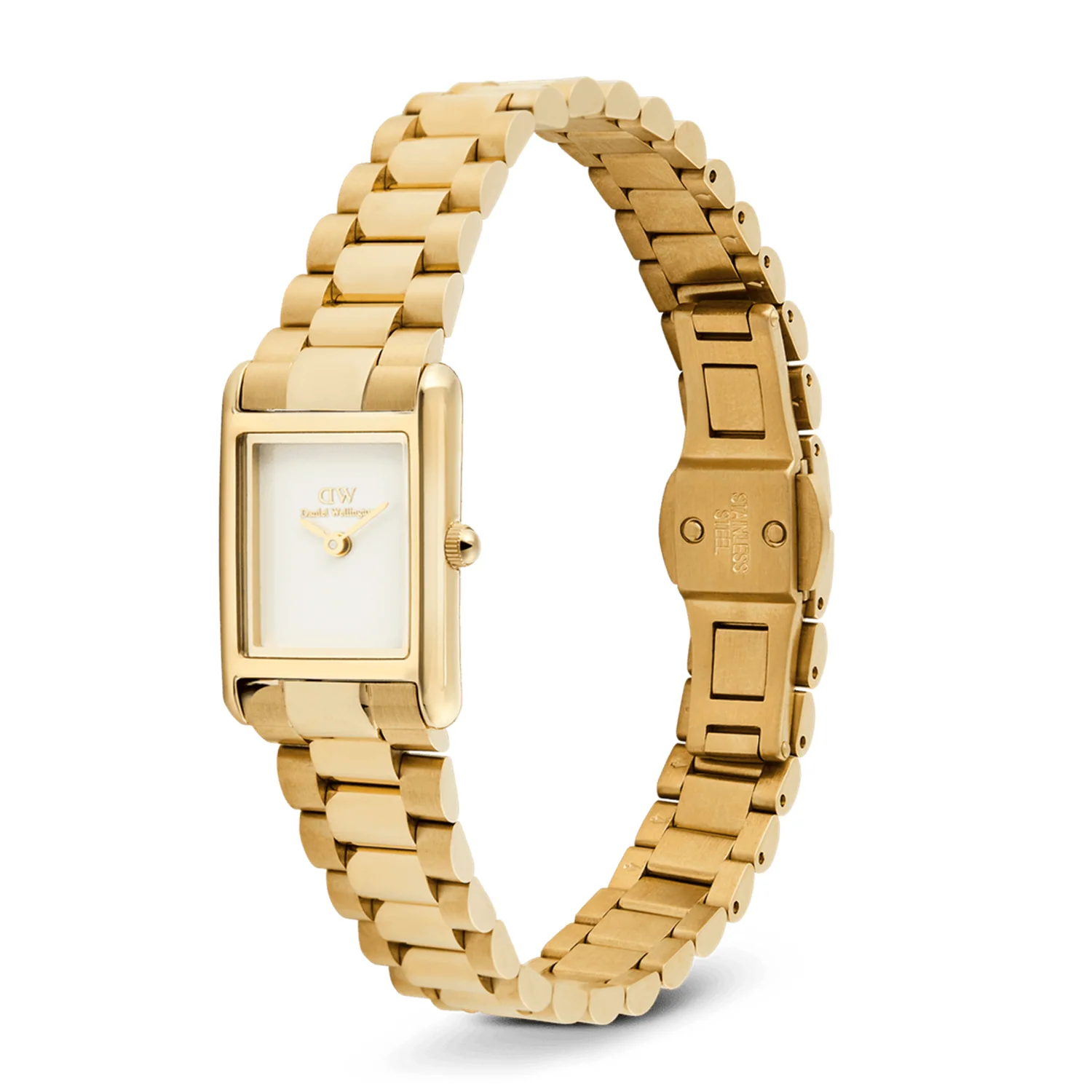 Daniel Wellington Bound Mini 3-Link Gold-coloured Women's Watch DW00100931 - Image 4