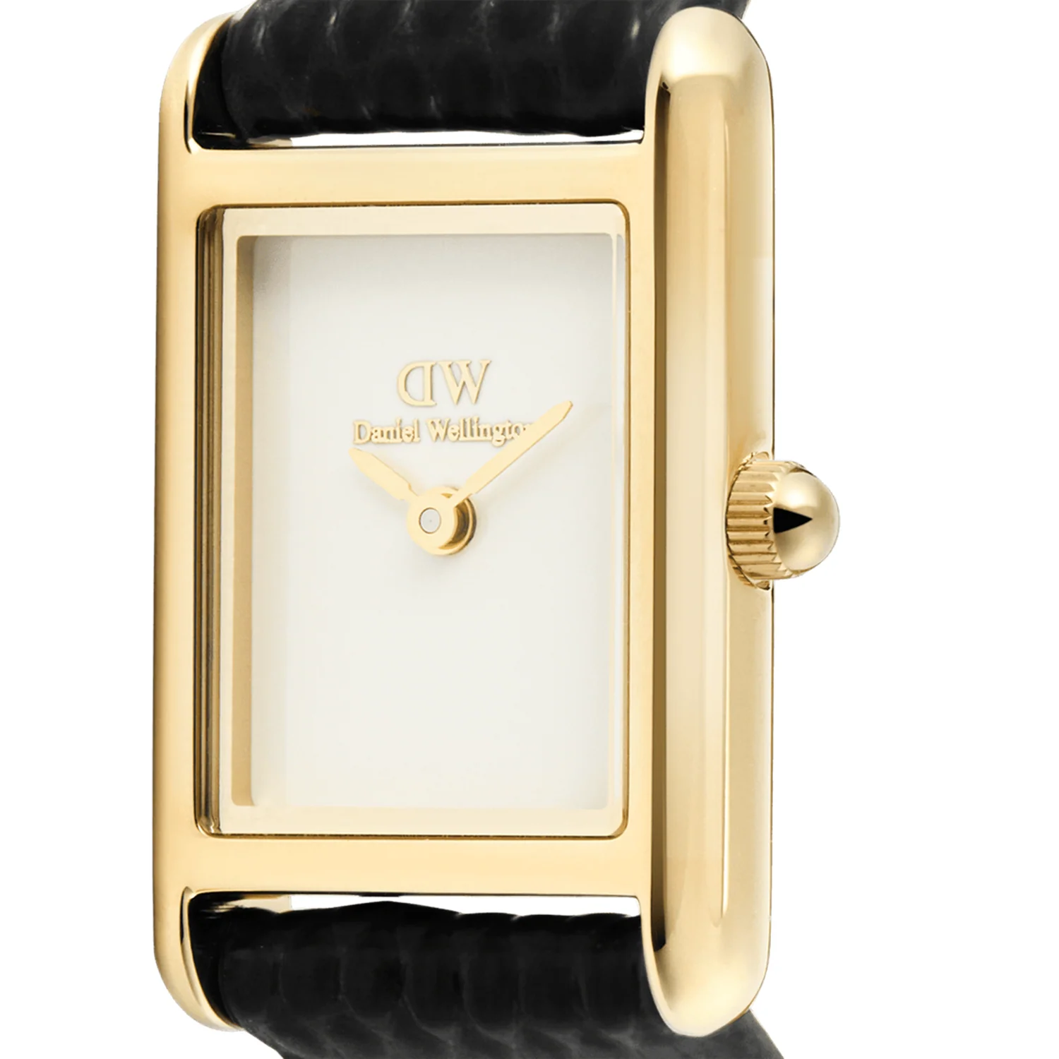 Daniel Wellington Bound Mini Black Lizard Gold-coloured Women's Watch DW00100903 - Image 3