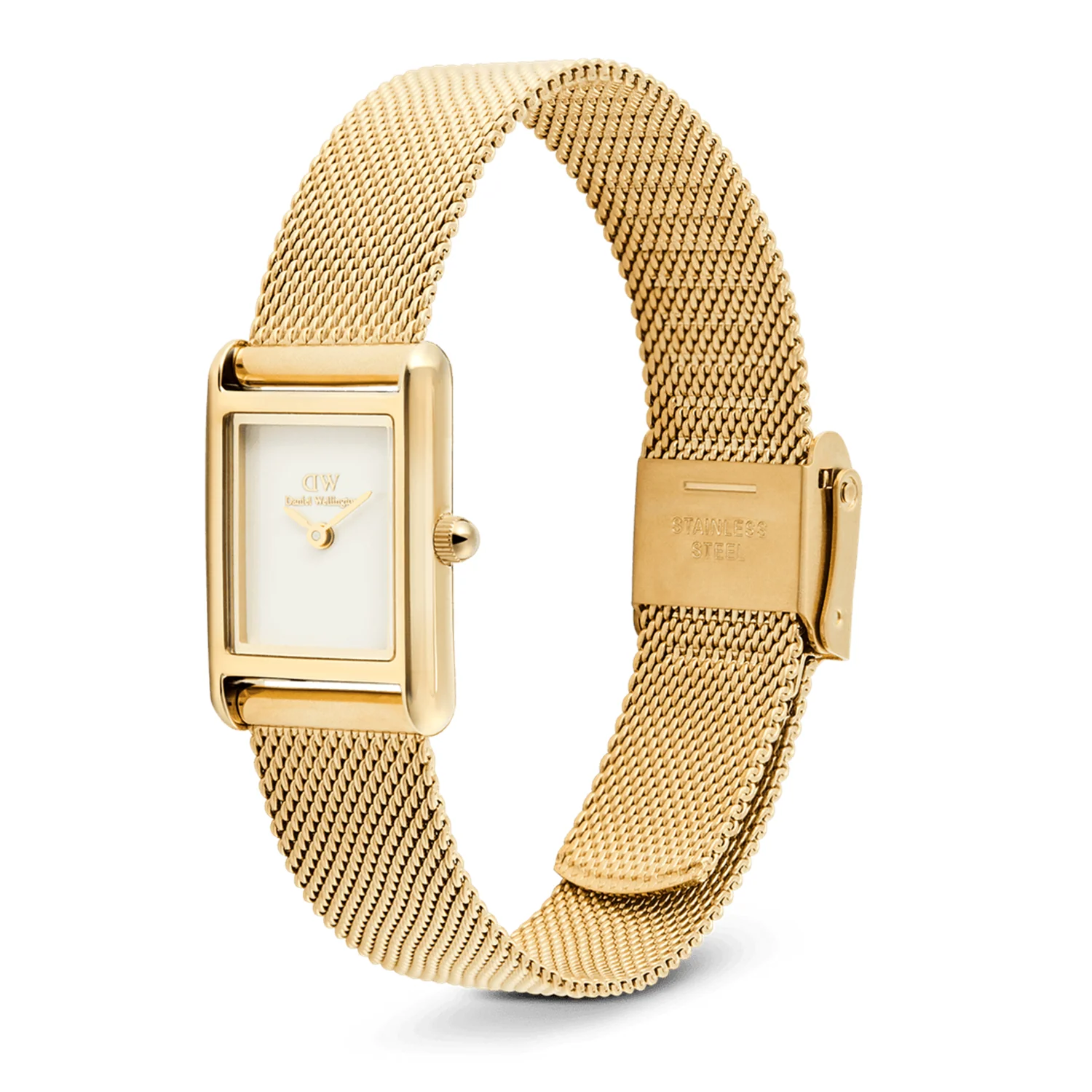Daniel Wellington Bound Mini Evergold White Women's Watch DW00100928 - Image 4