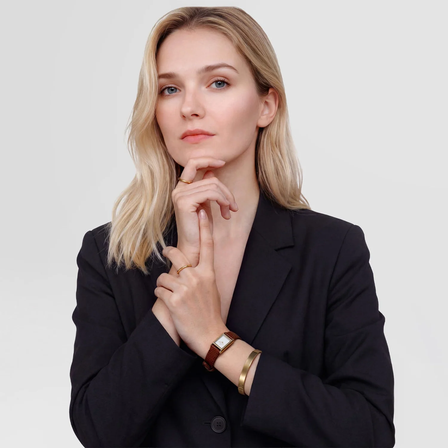 Daniel Wellington Bound Mini Light Brown Lizard Women's Watch DW00100905 - Image 2