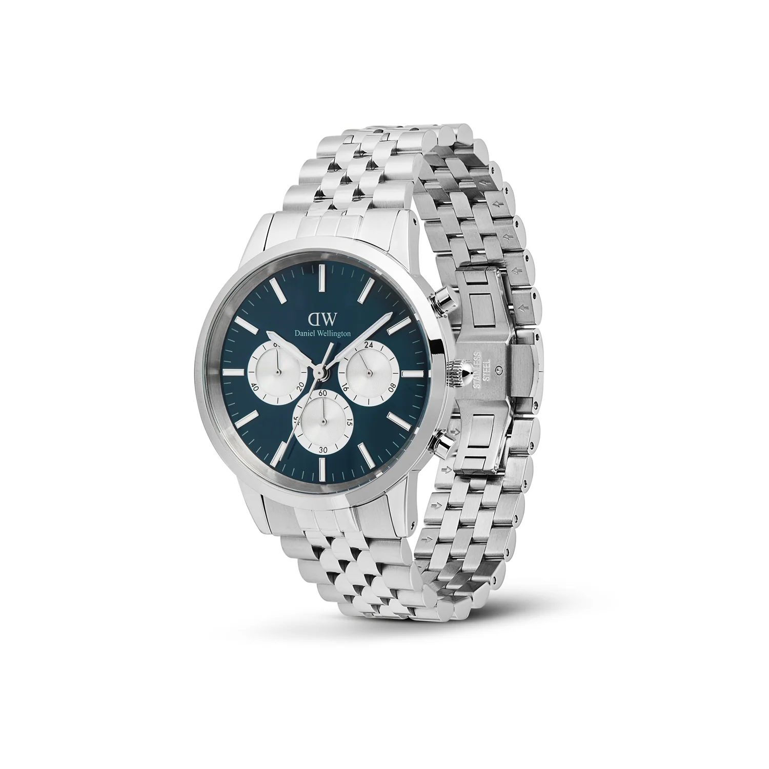 Daniel Wellington Iconic Chronograph Blue Arctic Men's Watch DW00100874 - Image 4