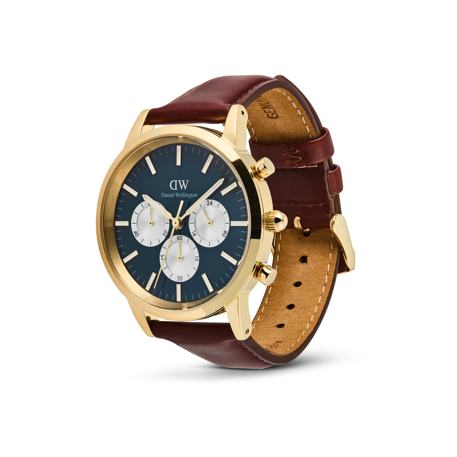 Daniel Wellington Iconic Chronograph Blue Arctic Men's Watch DW00100875 - Image 4