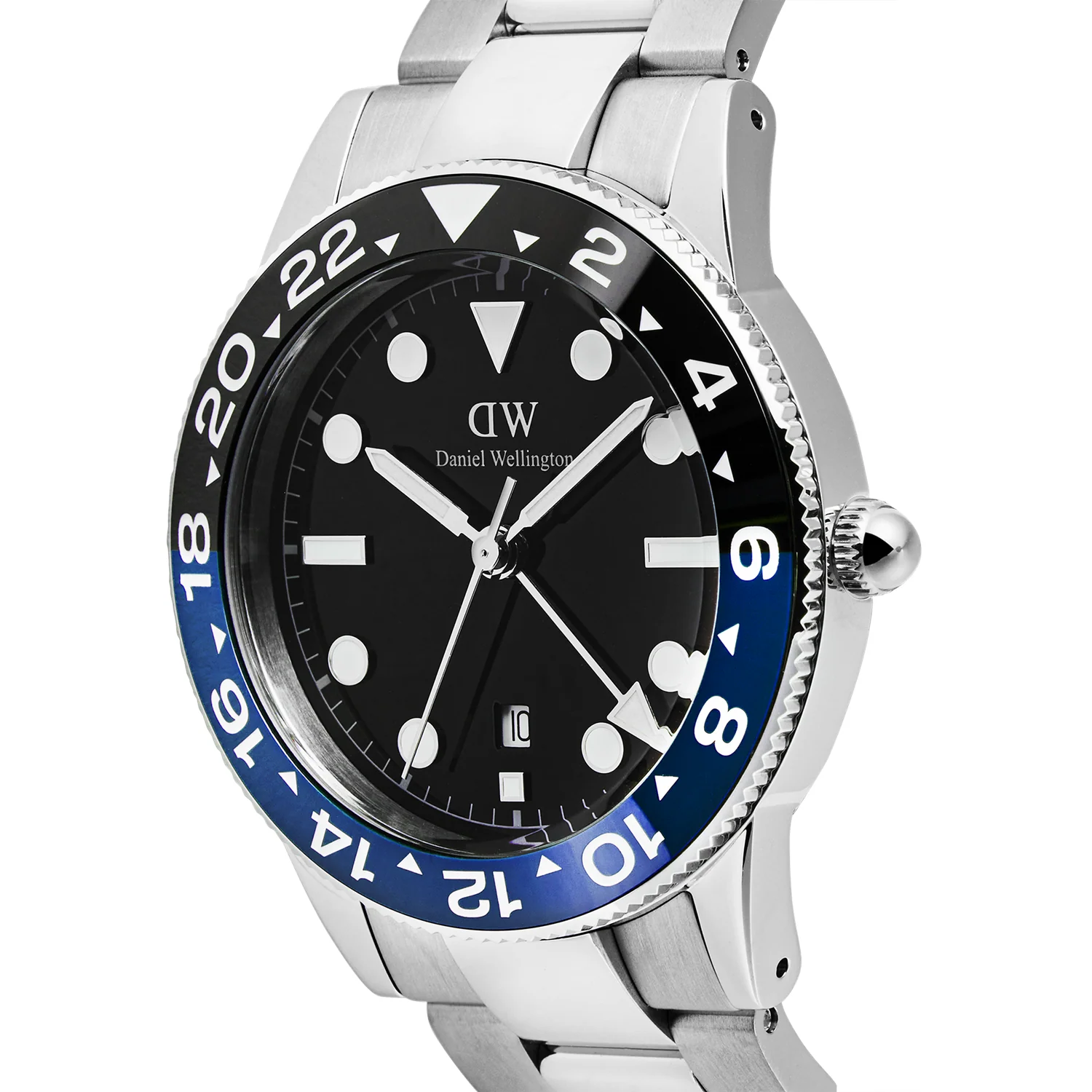 Daniel Wellington Iconic Link Black Blue Ceramic Bezel Men's Watch DW00100921 - Image 3