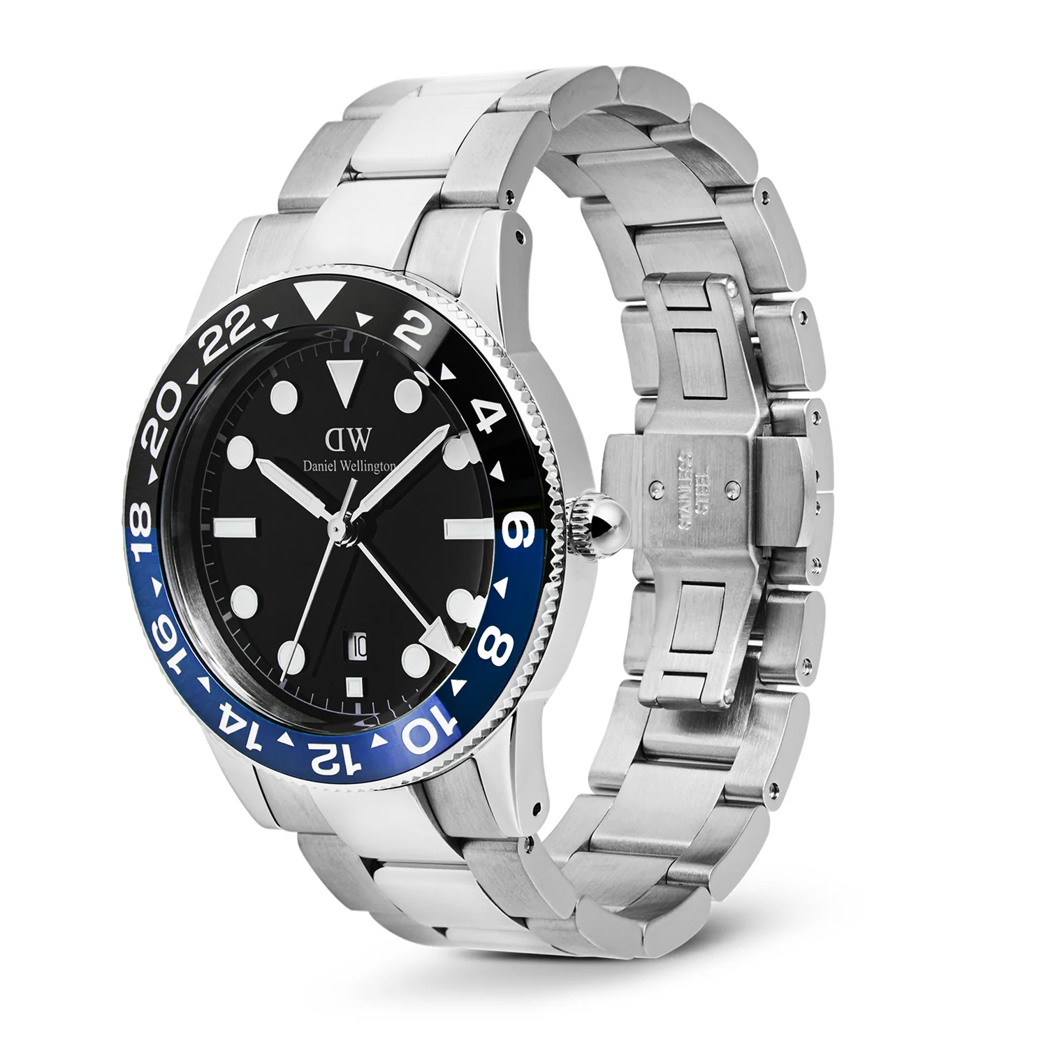 Daniel Wellington Iconic Link Black Blue Ceramic Bezel Men's Watch DW00100921 - Image 4