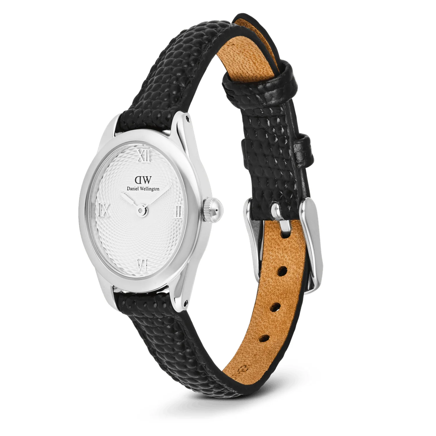 Daniel Wellington Ophelia Mini Black Lizard Silver Women's Watch DW00100887 - Image 4