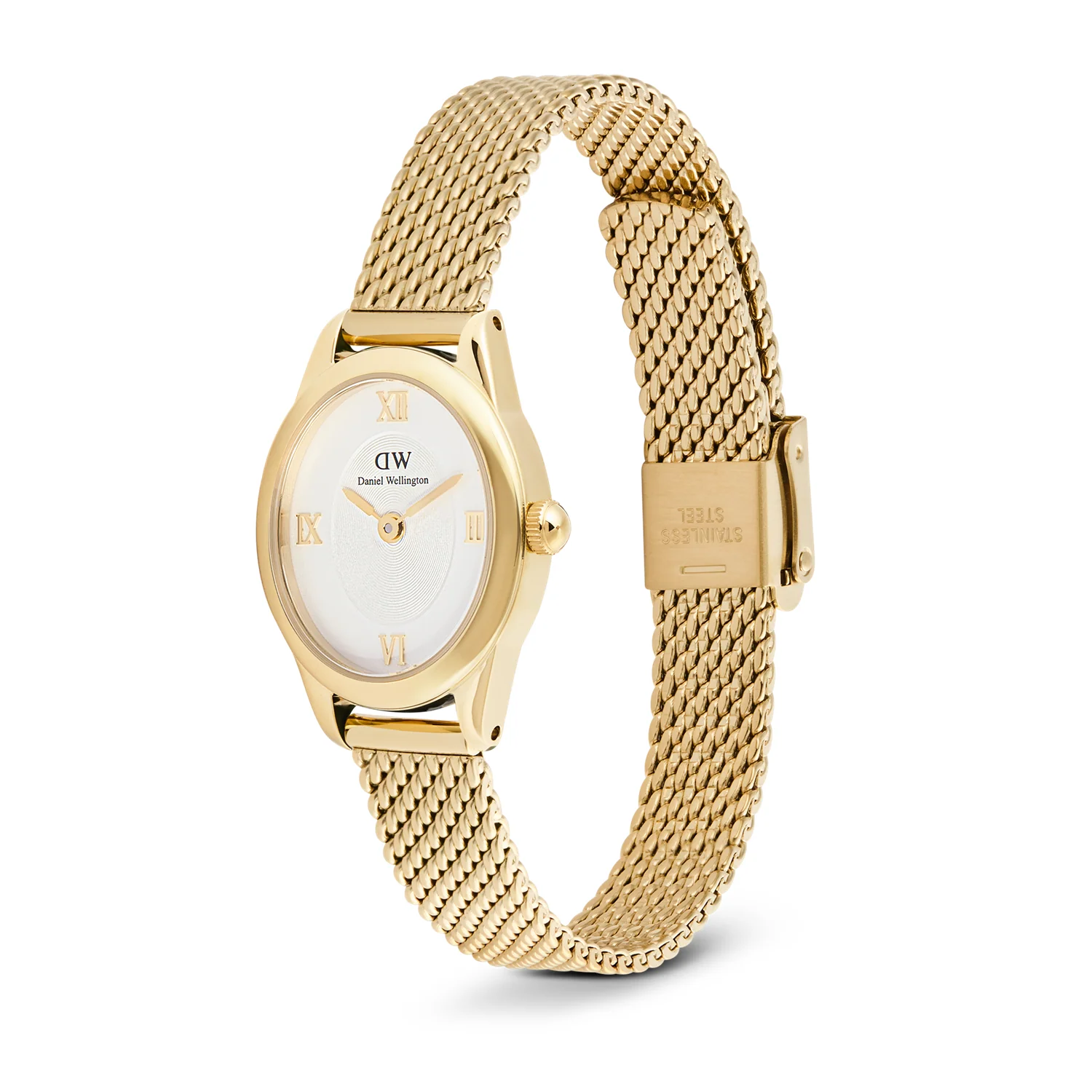 Daniel Wellington Ophelia Mini Mesh White Gold-coloured Women's Watch DW00100939 - Image 4