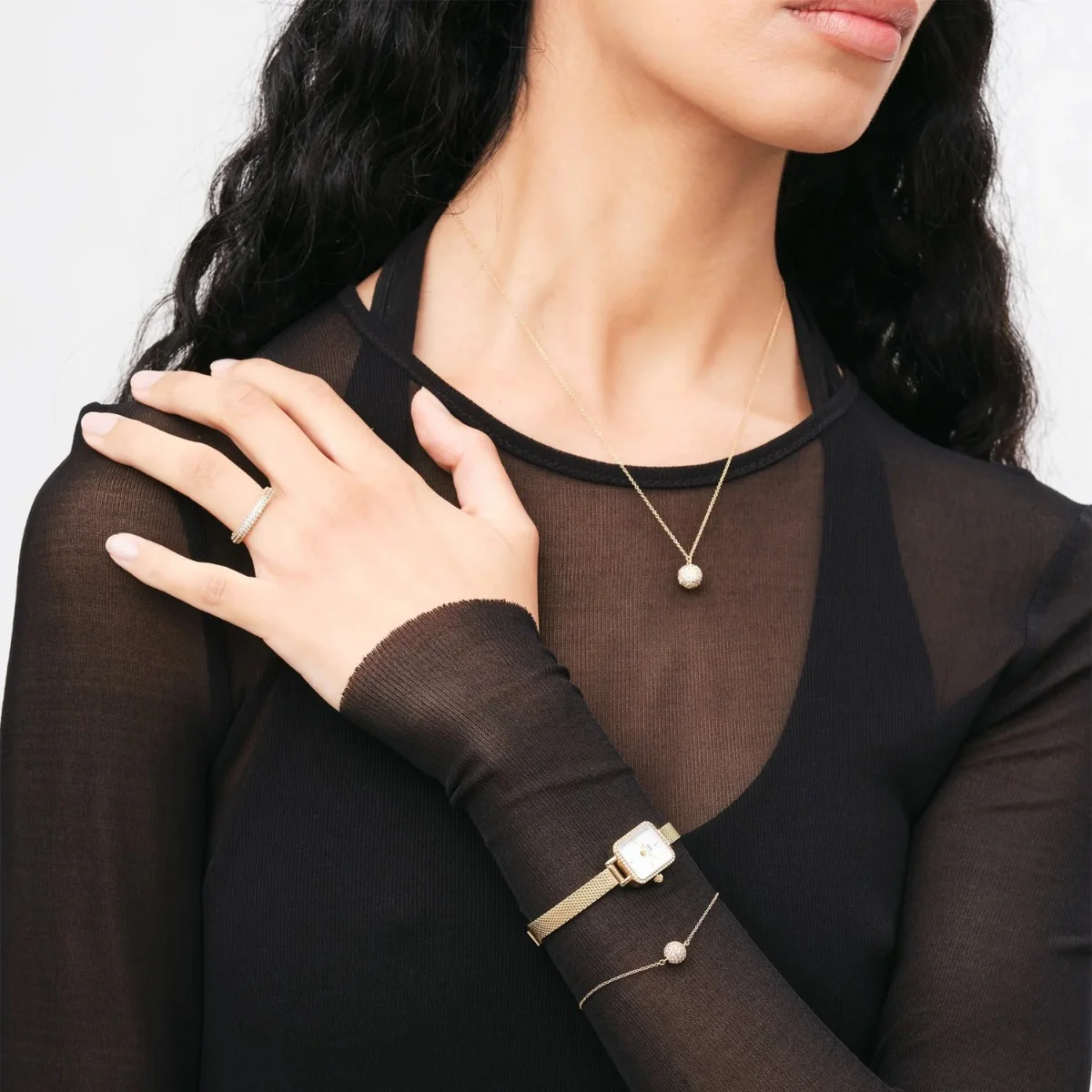 Daniel Wellington Pavé Golden Ring DW00400645 - Image 2