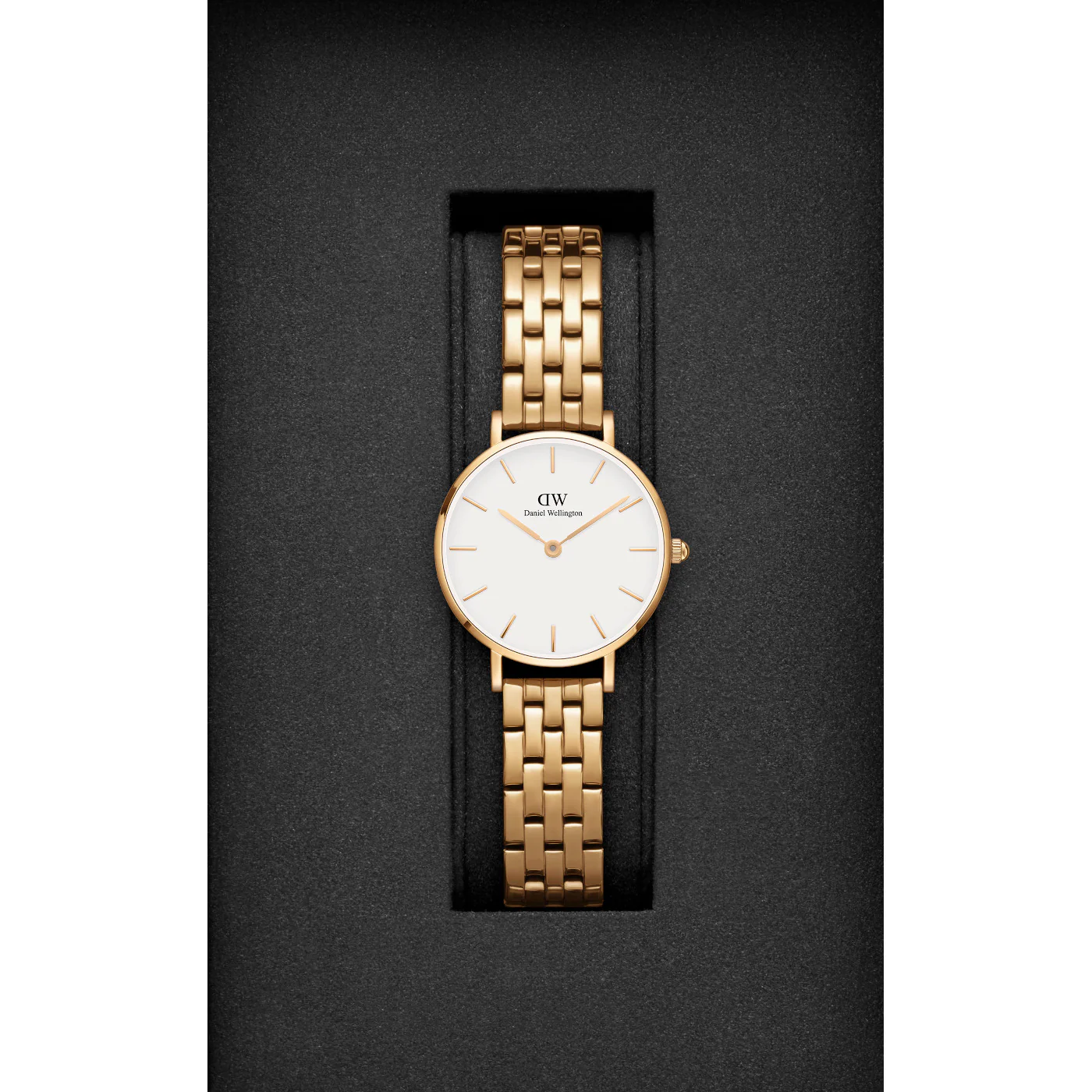Daniel Wellington Petite Link Gold Watch DW00100614 - Image 3
