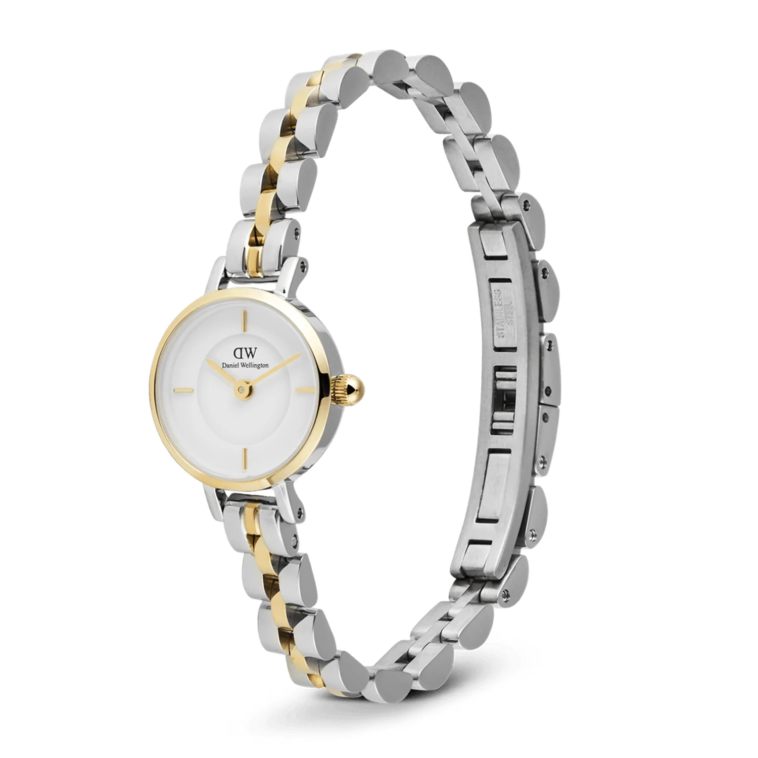 Daniel Wellington Petite Mini Arch 3-Link Bicolor Women's Watch DW00100923 - Image 4