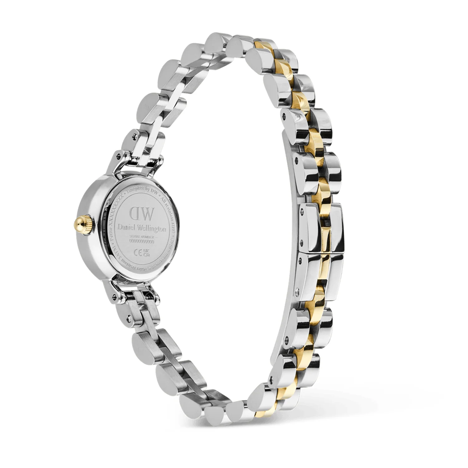 Daniel Wellington Petite Mini Arch 3-Link Bicolor Women's Watch DW00100923 - Image 5
