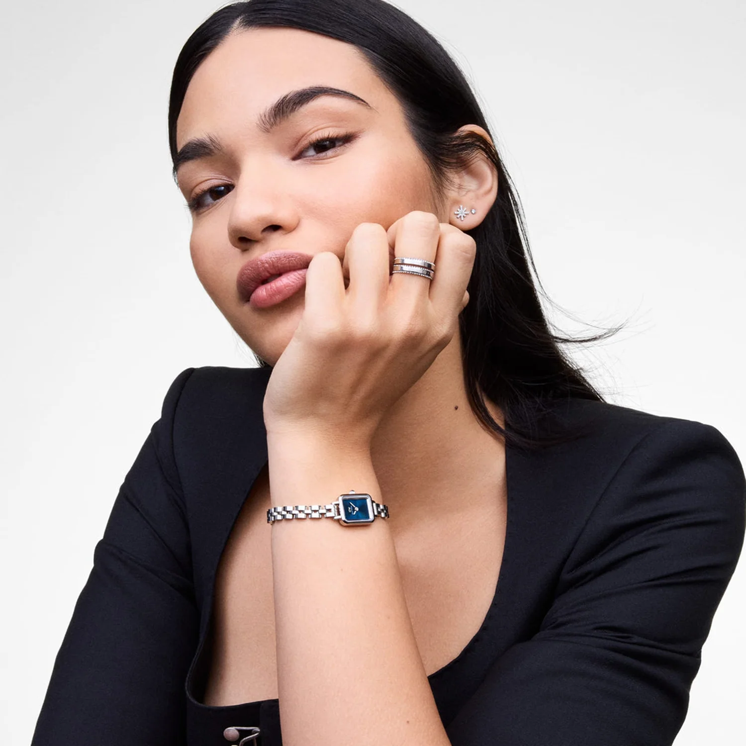 Daniel Wellington Petite & Quadro Mini Arch Blue Arctic Women's Watch DW00100846 - Image 2