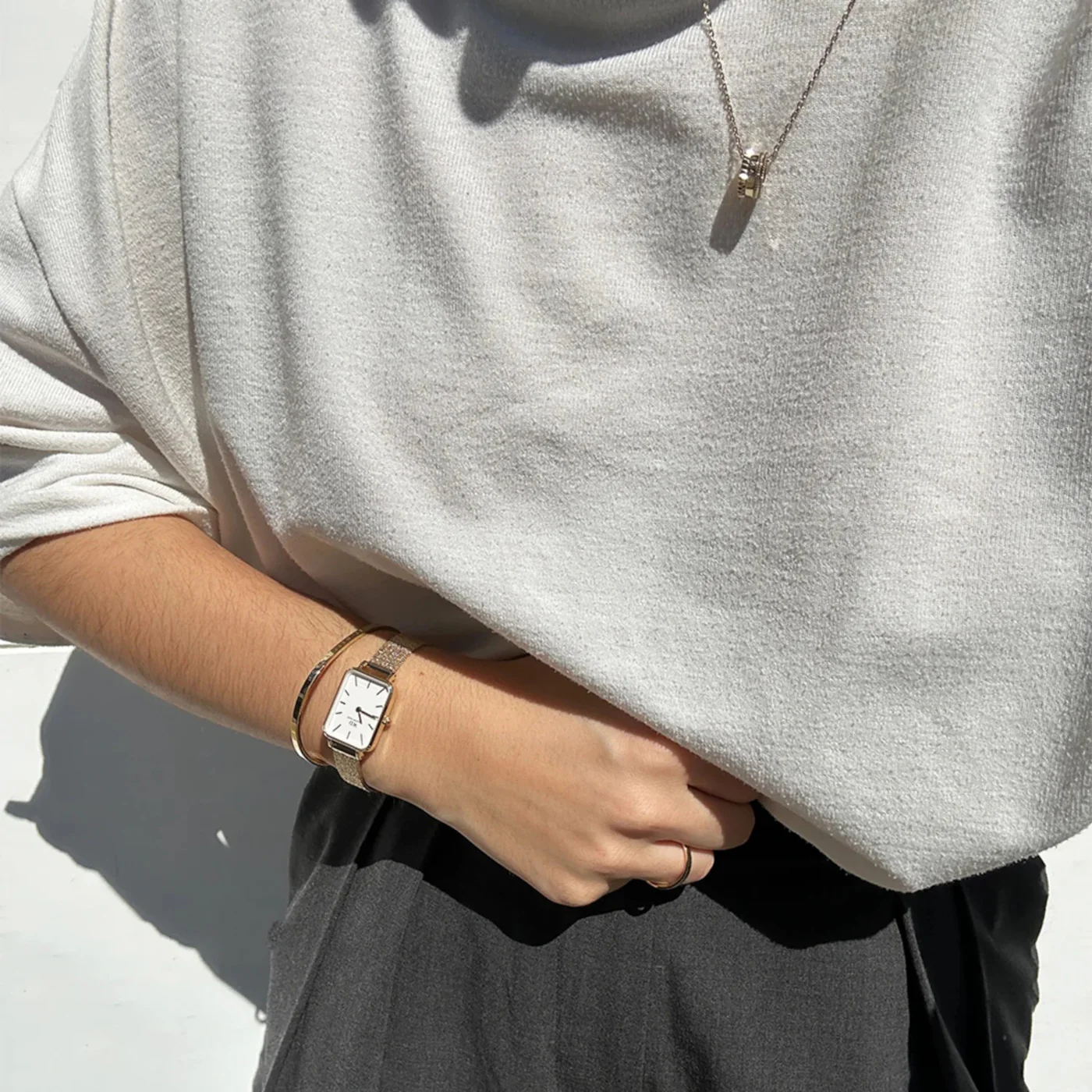 Daniel Wellington Quadro Gold Watch DW00100556 - Image 3