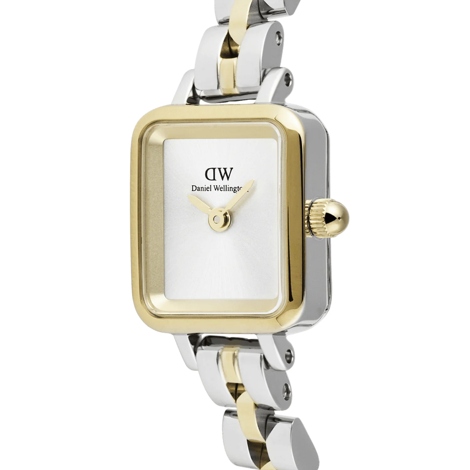 Daniel Wellington Quadro Mini Arch 3-Link Bicolor Women's Watch DW00100925 - Image 3