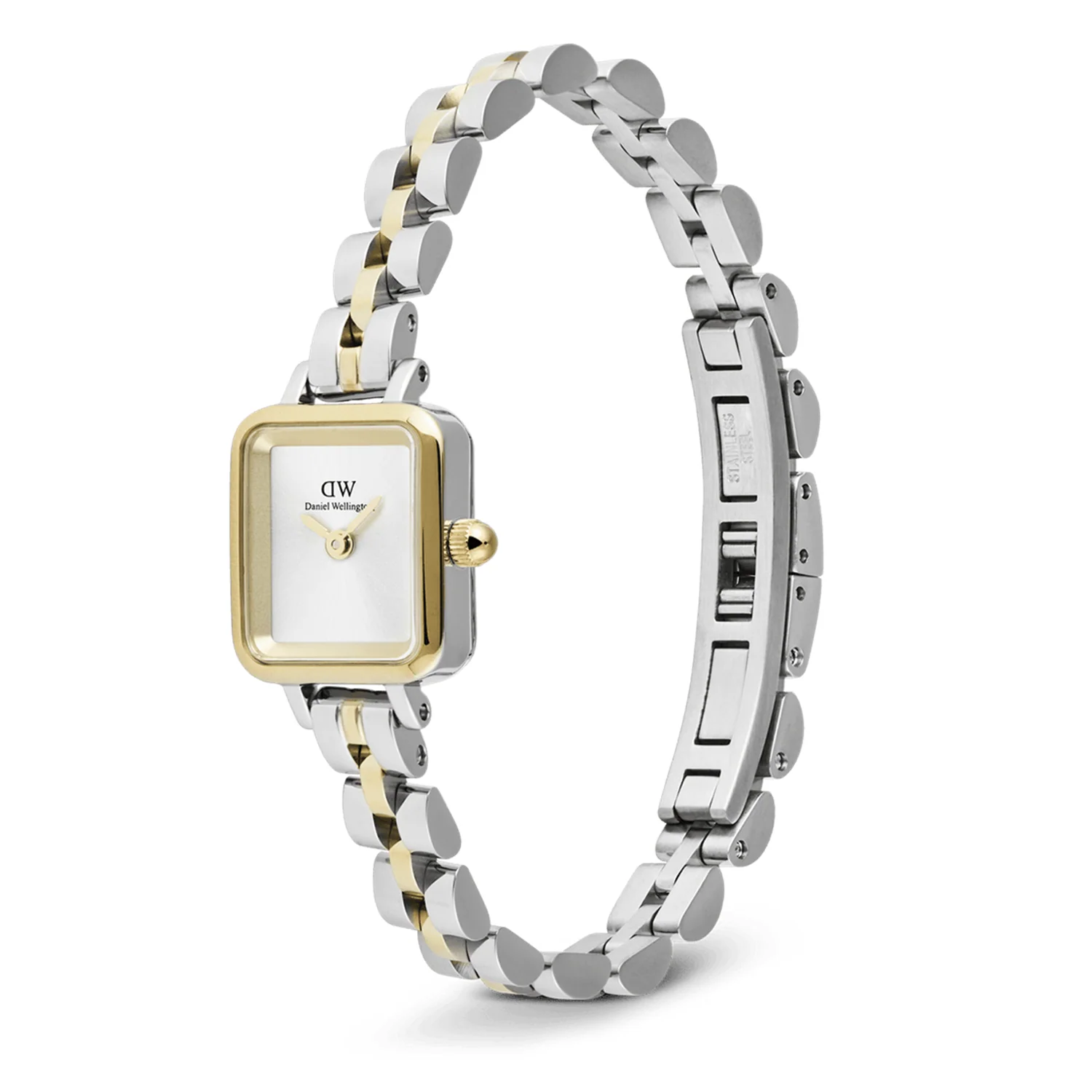 Daniel Wellington Quadro Mini Arch 3-Link Bicolor Women's Watch DW00100925 - Image 4