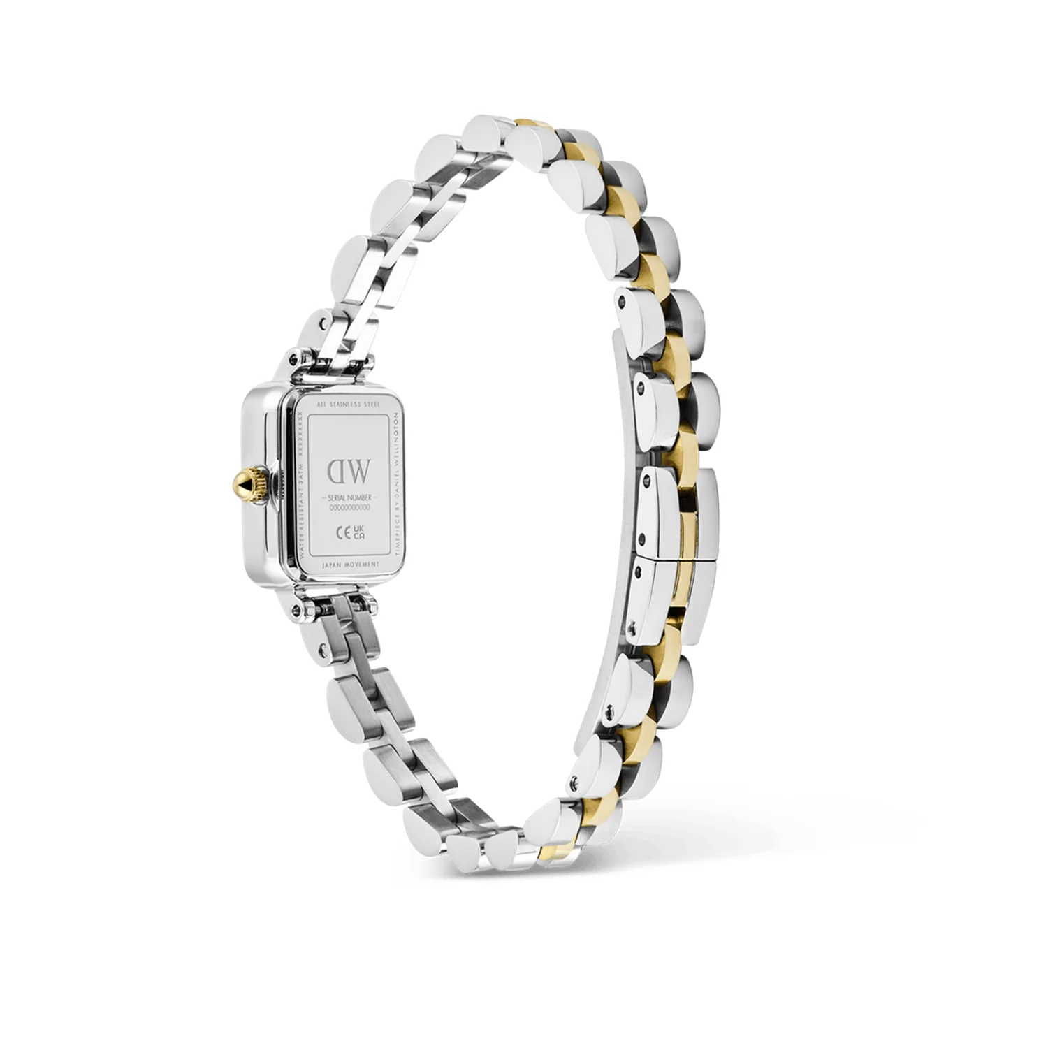 Daniel Wellington Quadro Mini Arch 3-Link Bicolor Women's Watch DW00100925 - Image 5