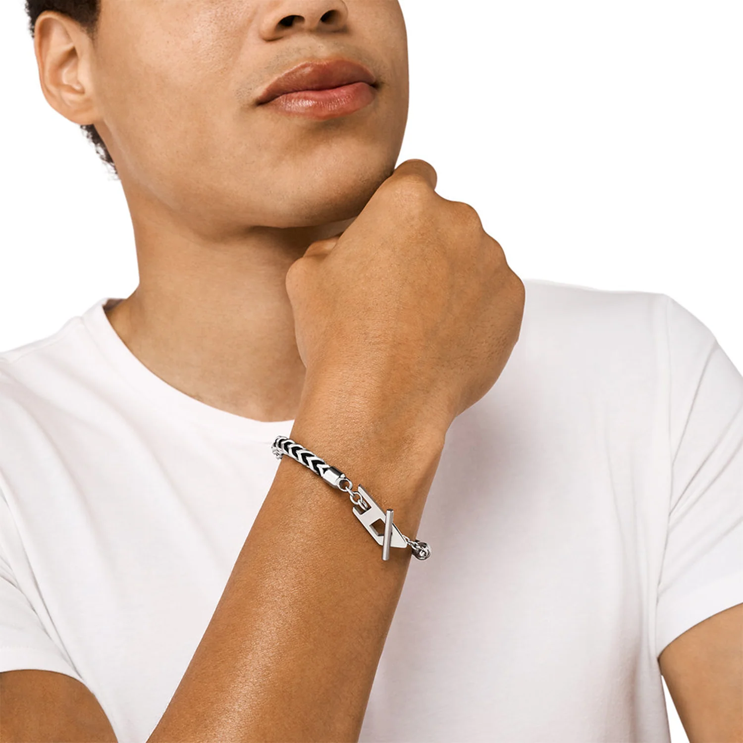Diesel Chain Bracelet Stainless Steel Bracelet DX1540040 - Image 2