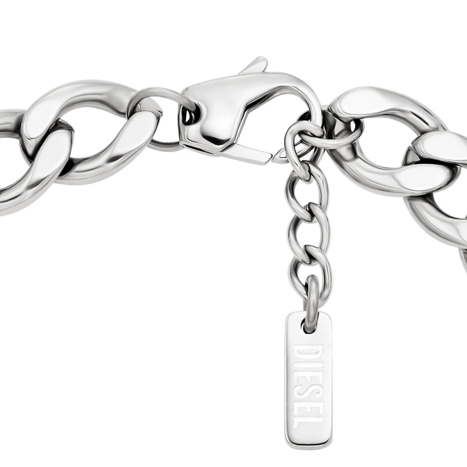 Diesel D Logo Stainless Steel Unisex Bracelet DX1663040 - Image 5