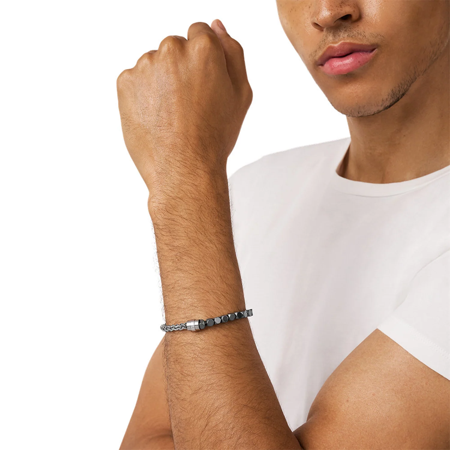 Diesel Font Stainless Steel Bracelet DX1647931 - Image 2