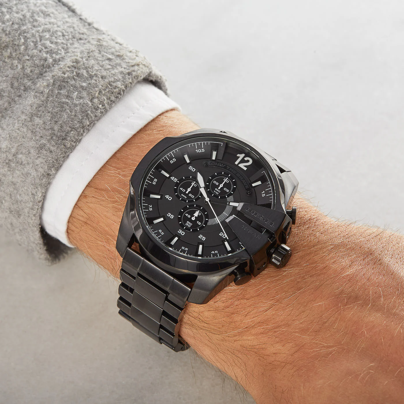 Diesel Mega Chief Black Watch DZ4283 - Image 2