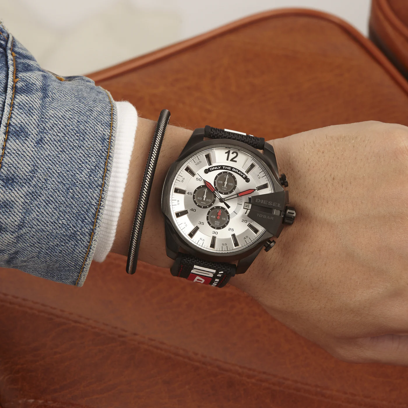 Diesel Mega Chief Black Watch DZ4512 - Image 2
