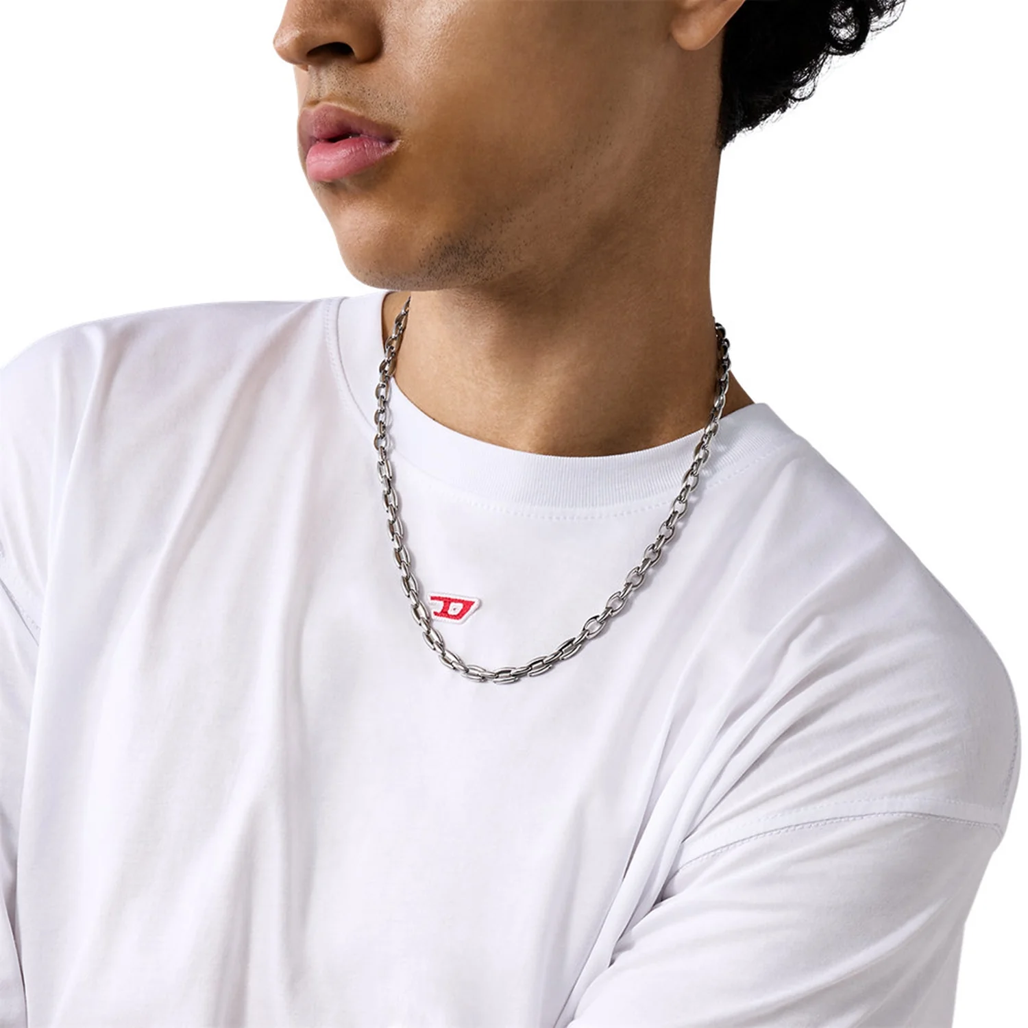 Diesel Metamorph Silver Coloured Necklace DX1582040 - Image 2