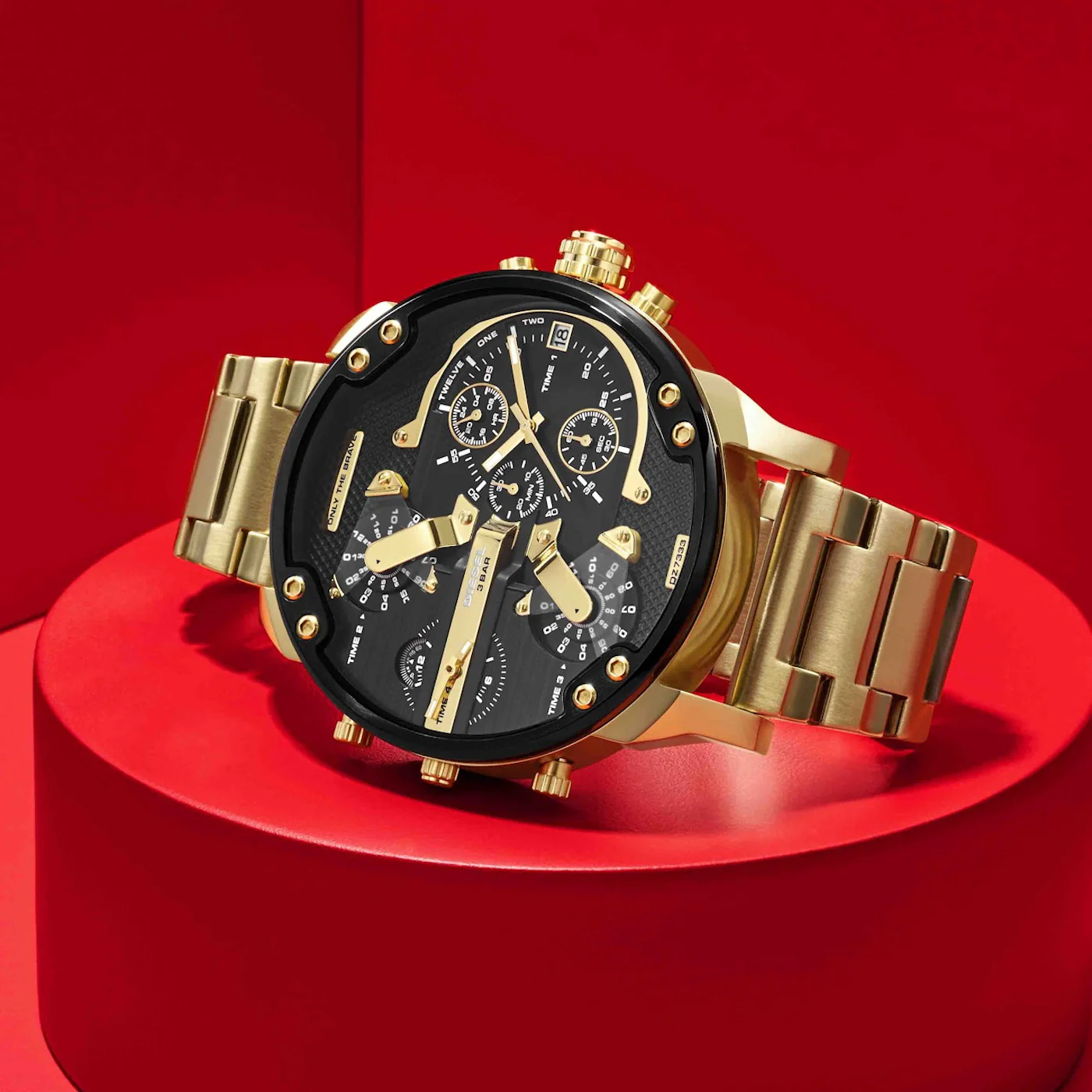 Diesel Mr. Daddy 2.0 Gold Watch DZ7333 - Image 3
