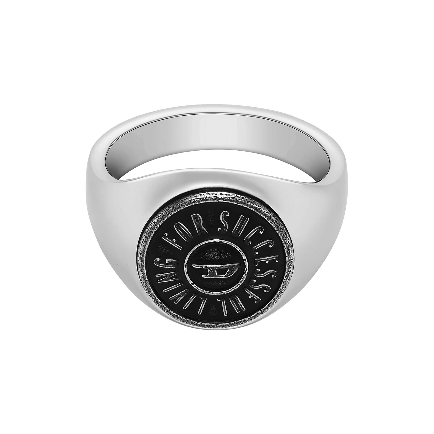 Diesel Signet Silver-coloured Ring DX1463040-8 - Image 3