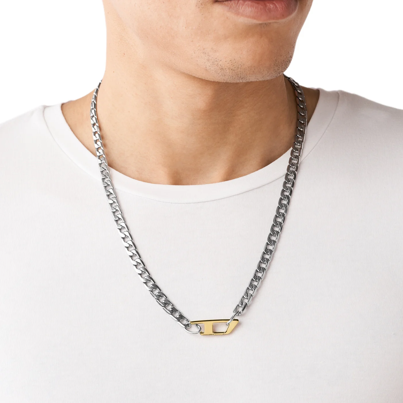 Diesel Silver Necklace DX1343040 - Image 2