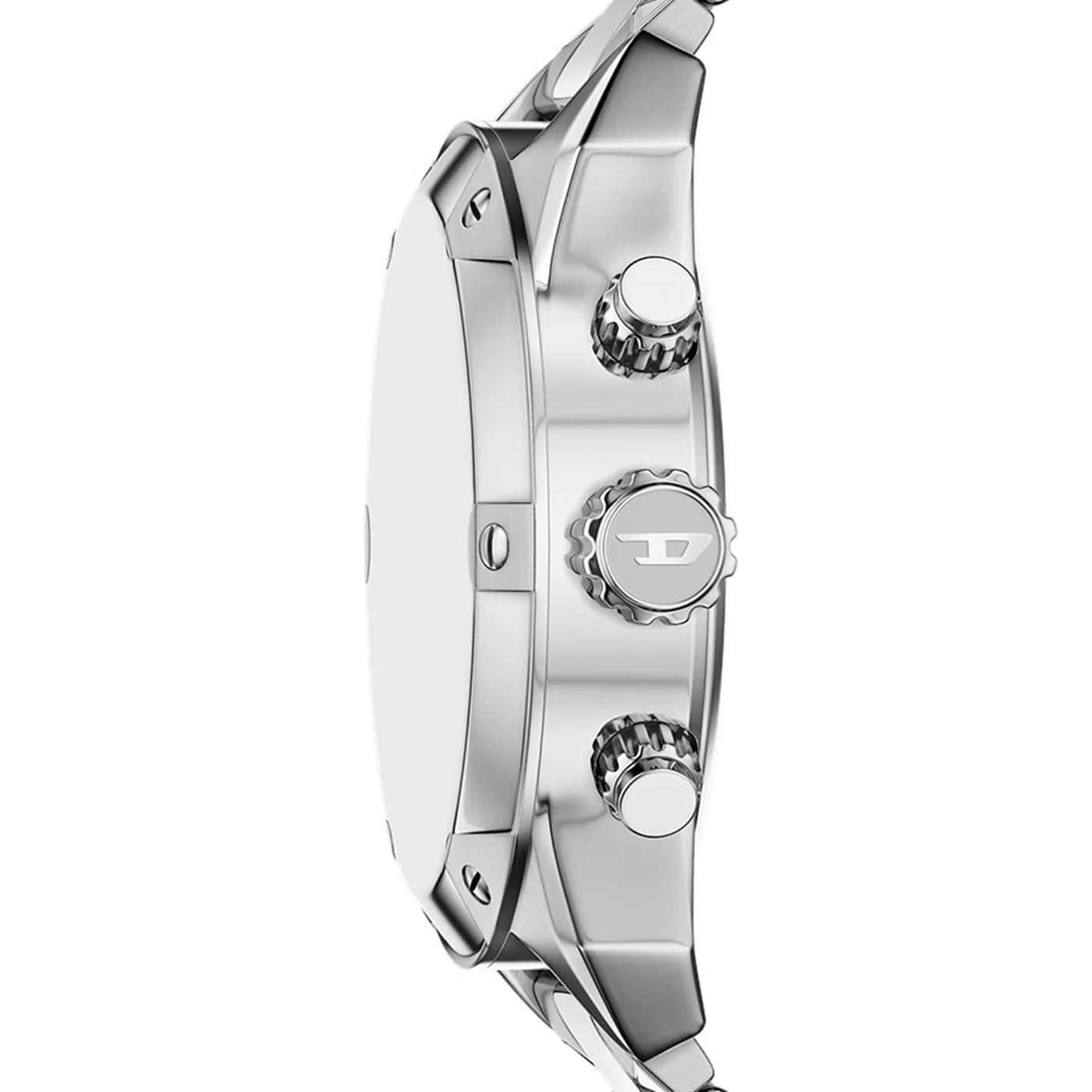 Diesel Spiked Round Black Dial Watch DZ4709 - Image 5
