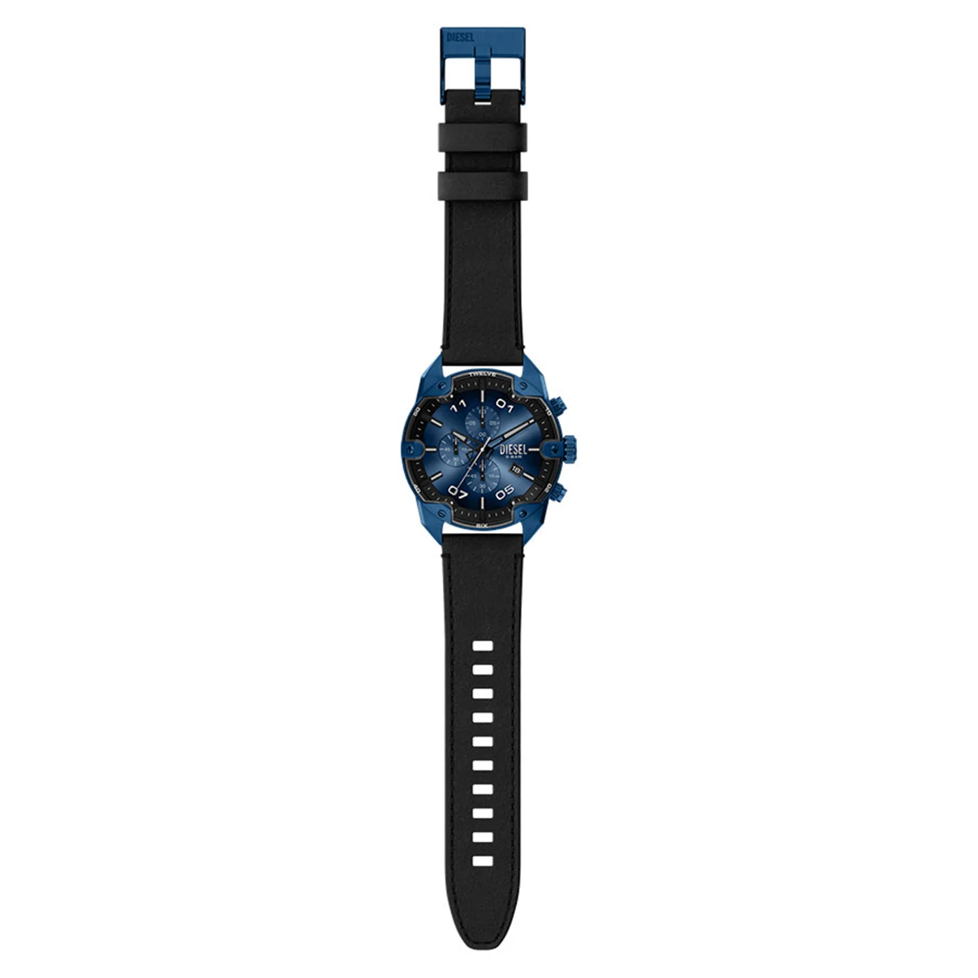 Diesel Spiked Round Dark Blue Dial Watch DZ4703 - Image 5