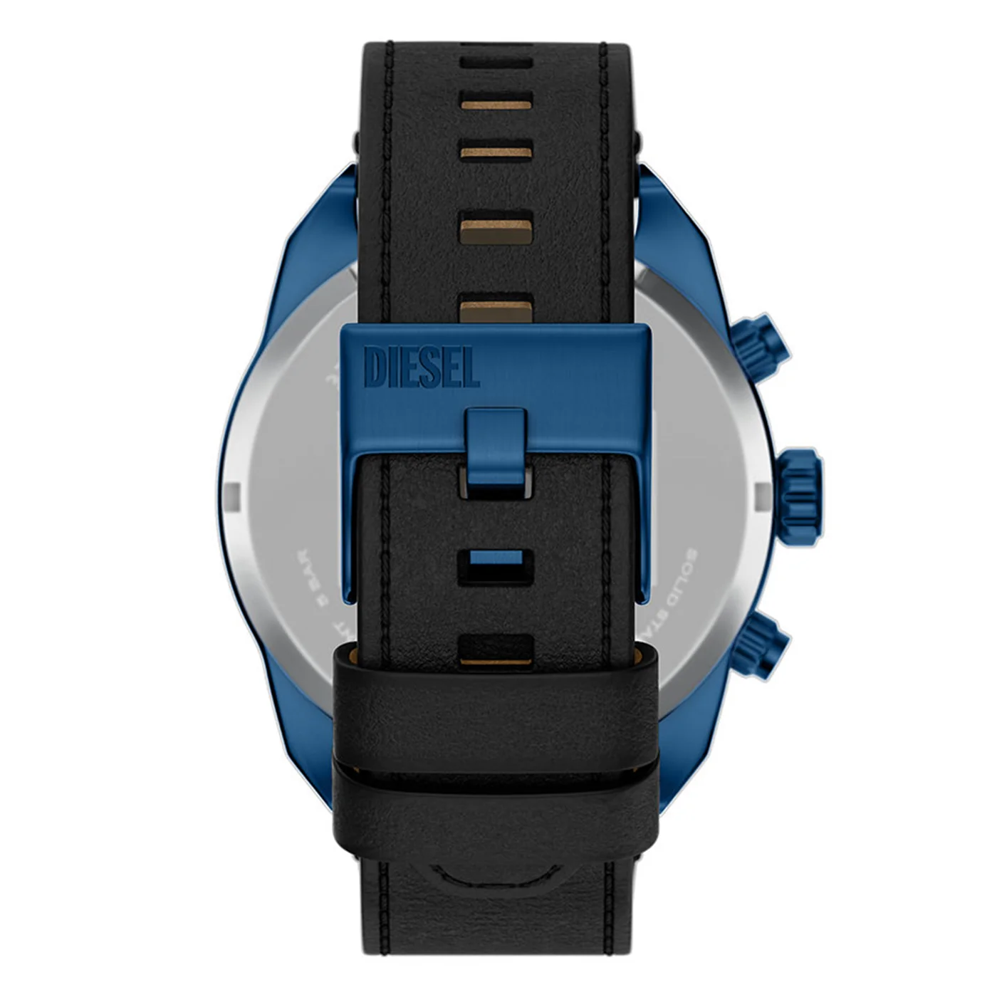Diesel Spiked Round Dark Blue Dial Watch DZ4703 - Image 9