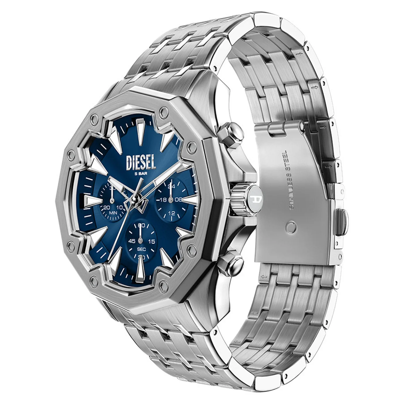 Diesel Stinger Round Blue Dial Watch DZ4706 - Image 2