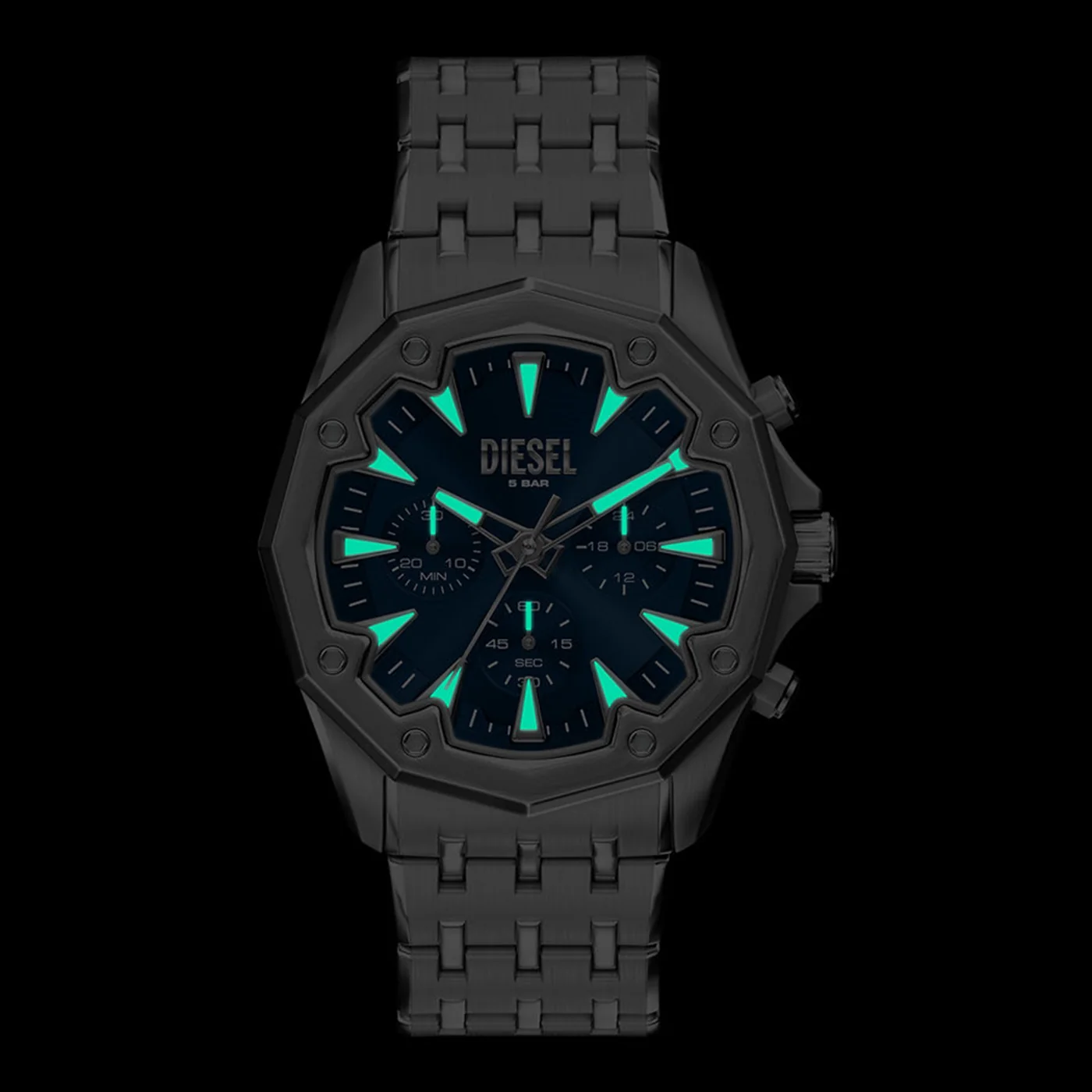 Diesel Stinger Round Blue Dial Watch DZ4706 - Image 6