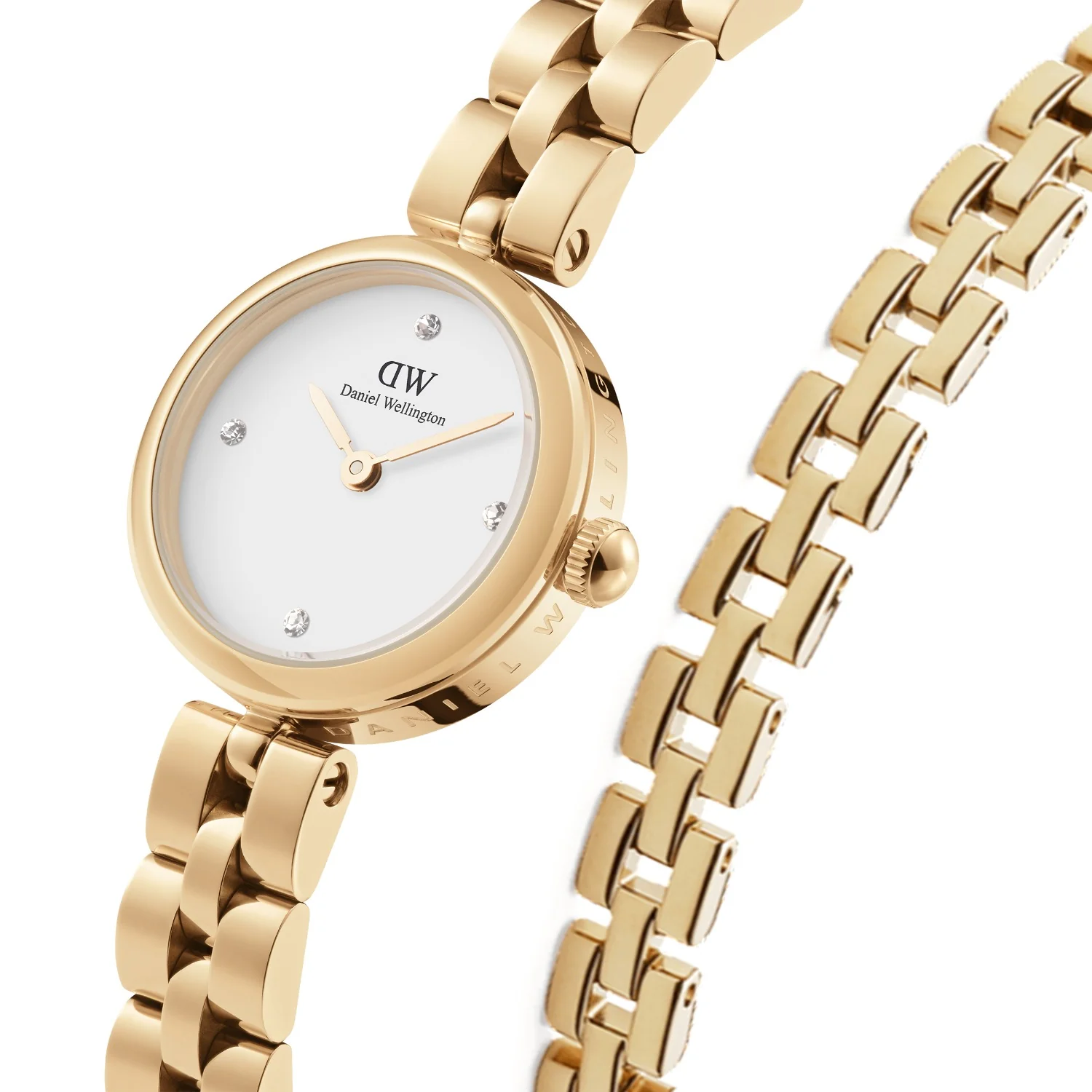 DW COMBO Elan Gold-coloured Women's Giftset DW00590022 - Image 3