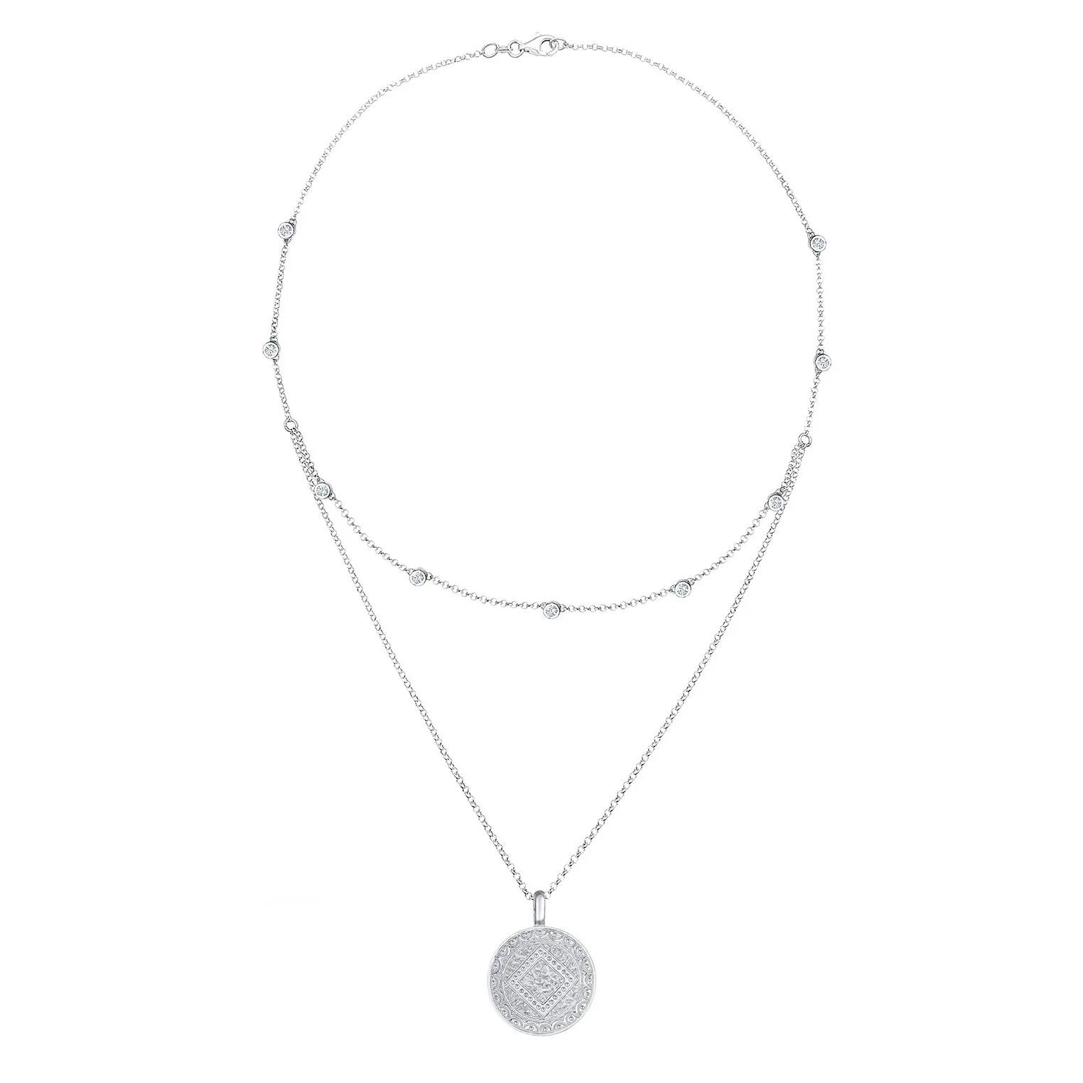 Elli 925 Sterling Silver Coin Necklace 2004-BF-0007735-001 - Image 3