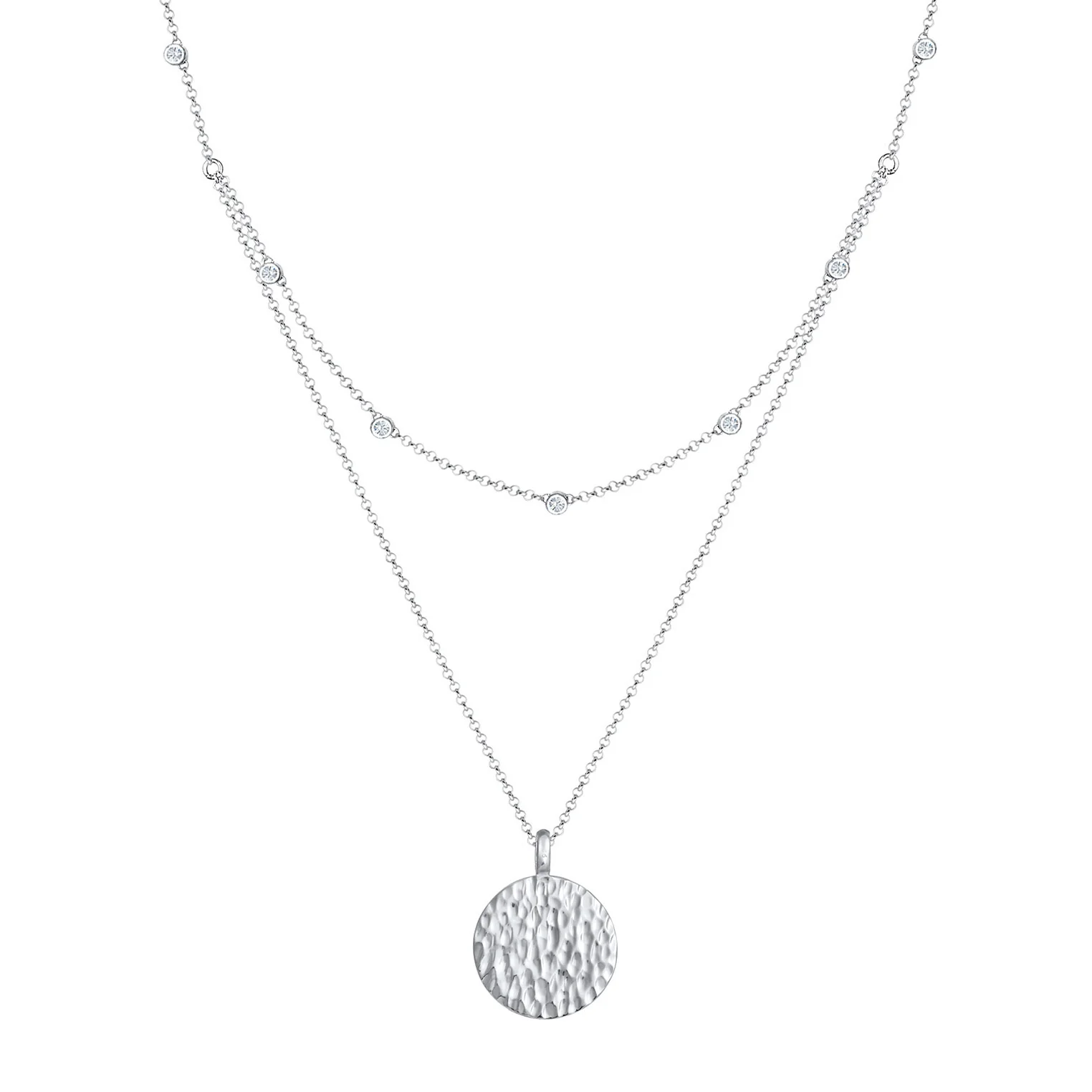 Elli 925 Sterling Silver Coin Necklace 2004-BF-0007735-001 - Image 4