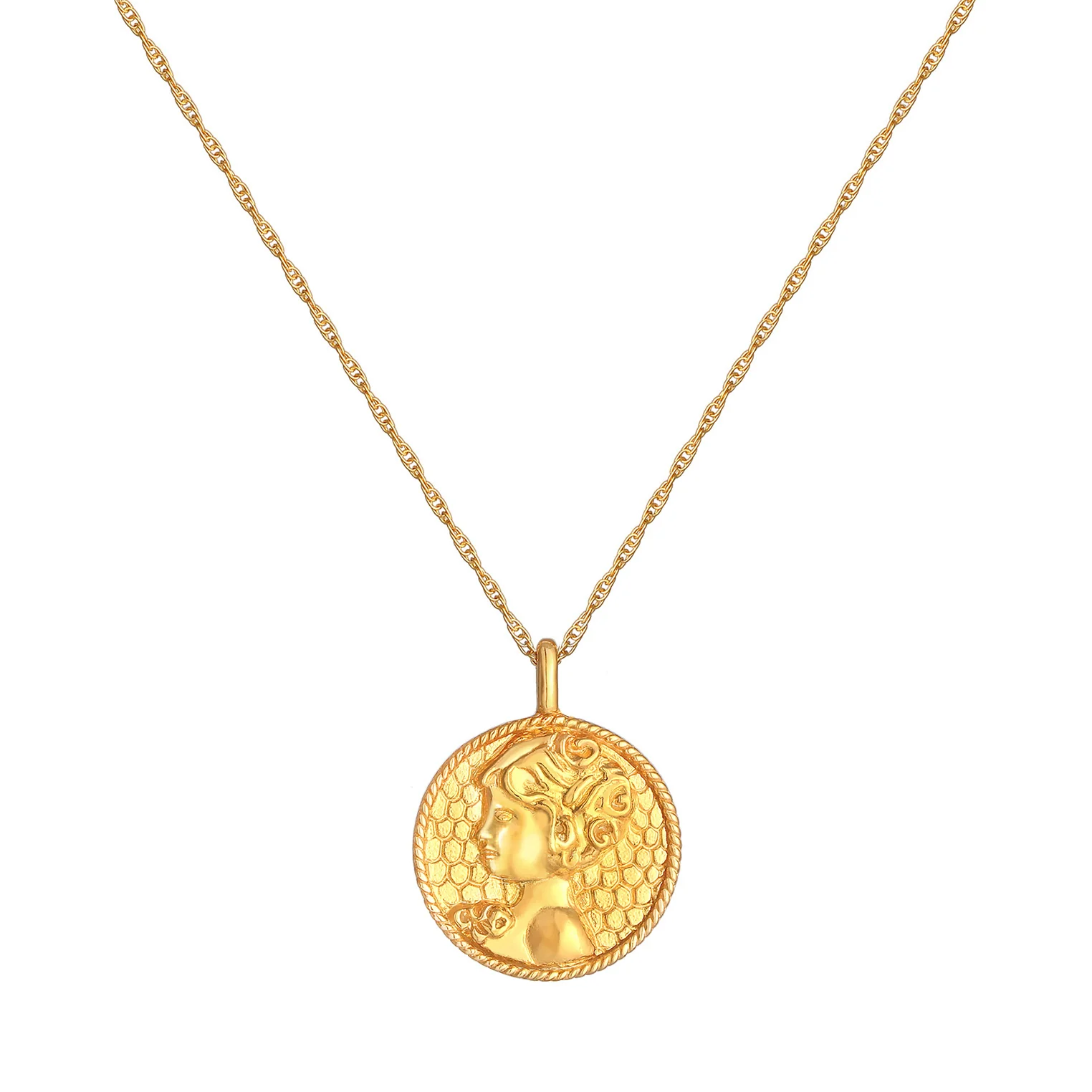 Elli 925 Sterling Silver Coin Necklace 2004-BF-0007802-001 - Image 2