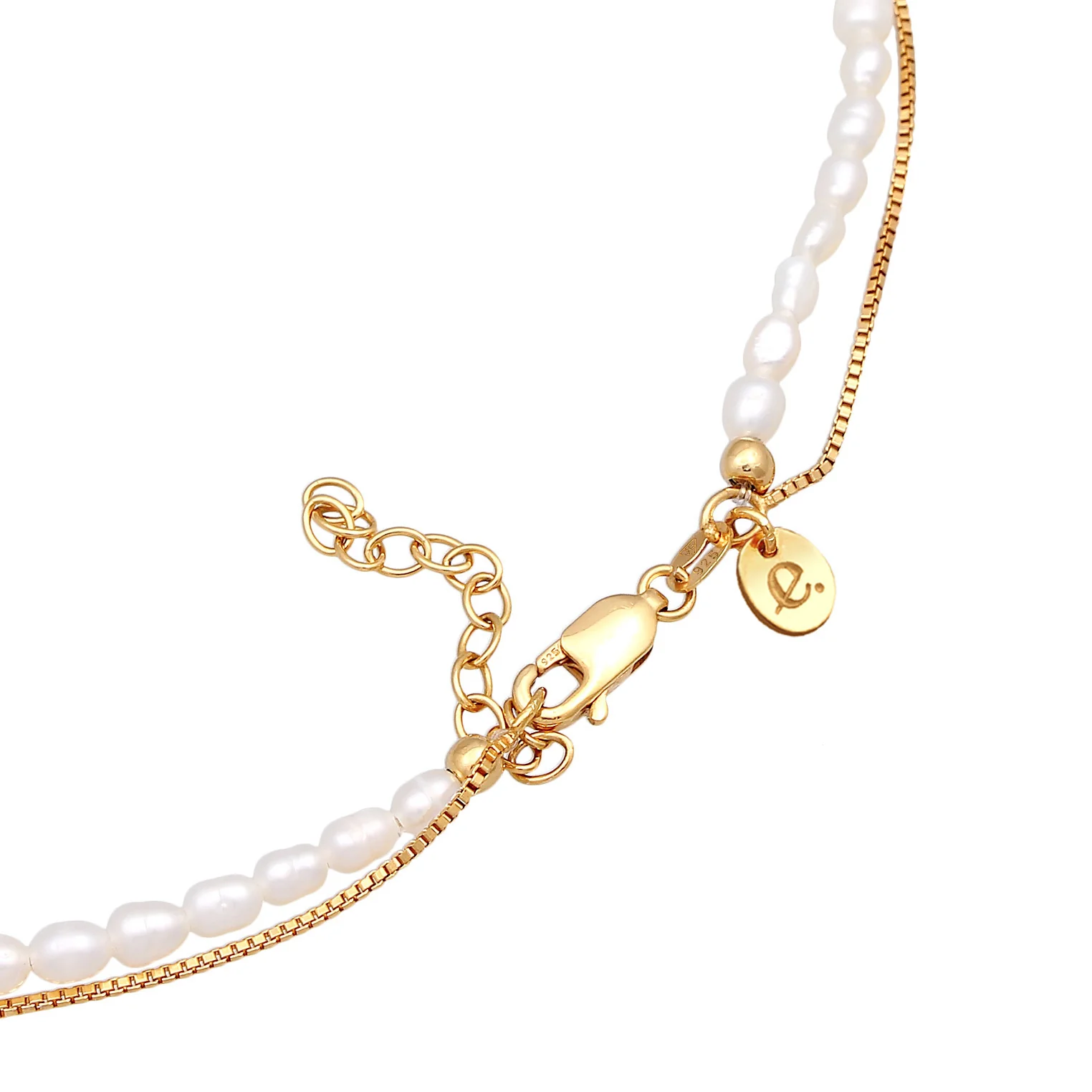 Elli 925 Sterling Silver Layered Choker 2004-BF-0007246-001 - Image 4
