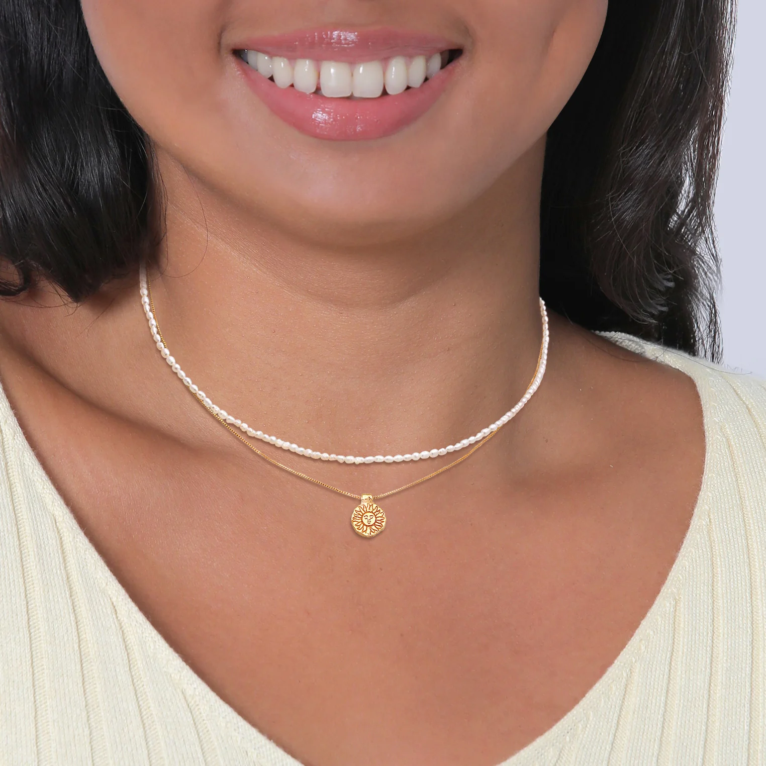Elli 925 Sterling Silver Layered Choker 2004-BF-0007246-001 - Image 6